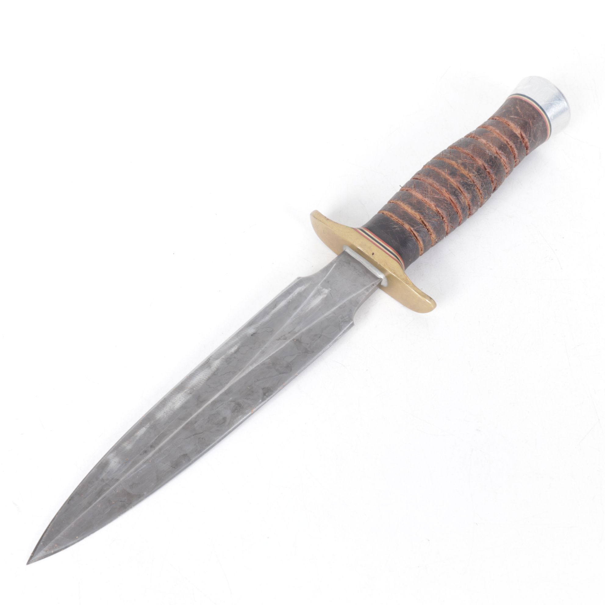 Randall Made 2-7 Fighting Stiletto Leather Handled Knife