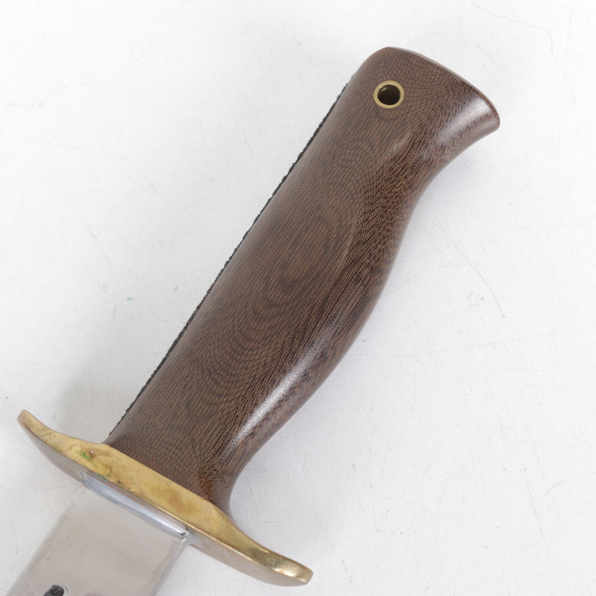 Randall Made Micarta Handled 5" Modified Spear Point Knife