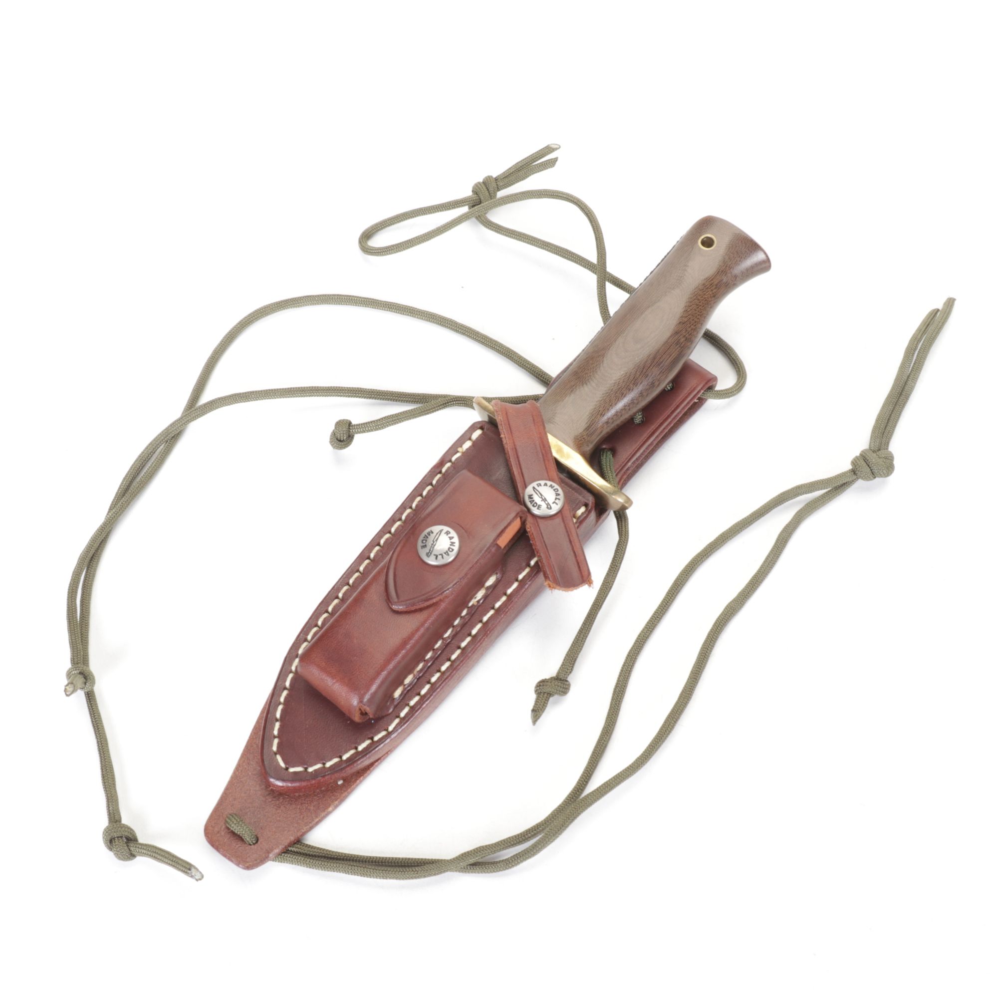 Randall Made Micarta Handled 5" Modified Spear Point Knife