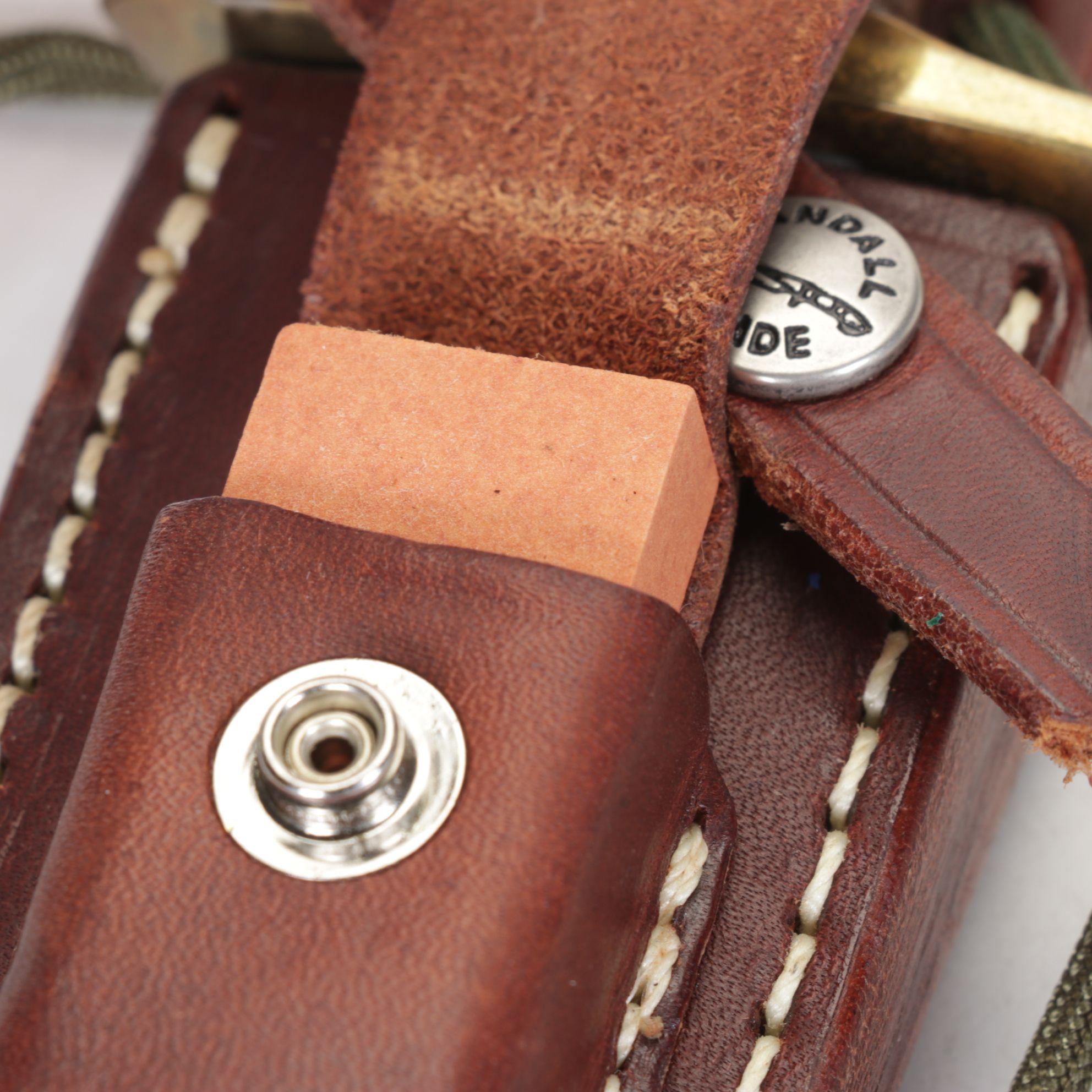 Randall Made Micarta Handled 5" Modified Spear Point Knife