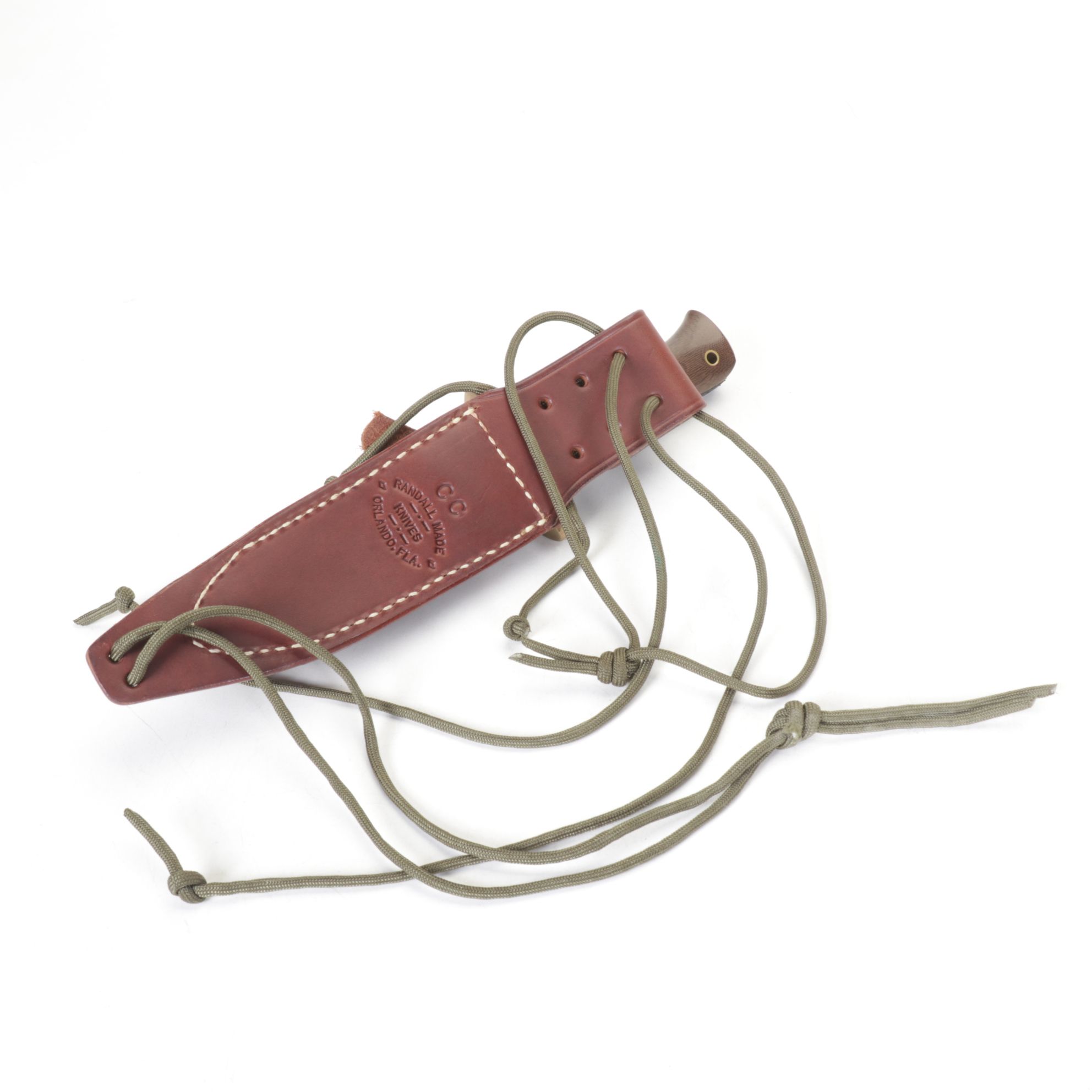 Randall Made Micarta Handled 5" Modified Spear Point Knife