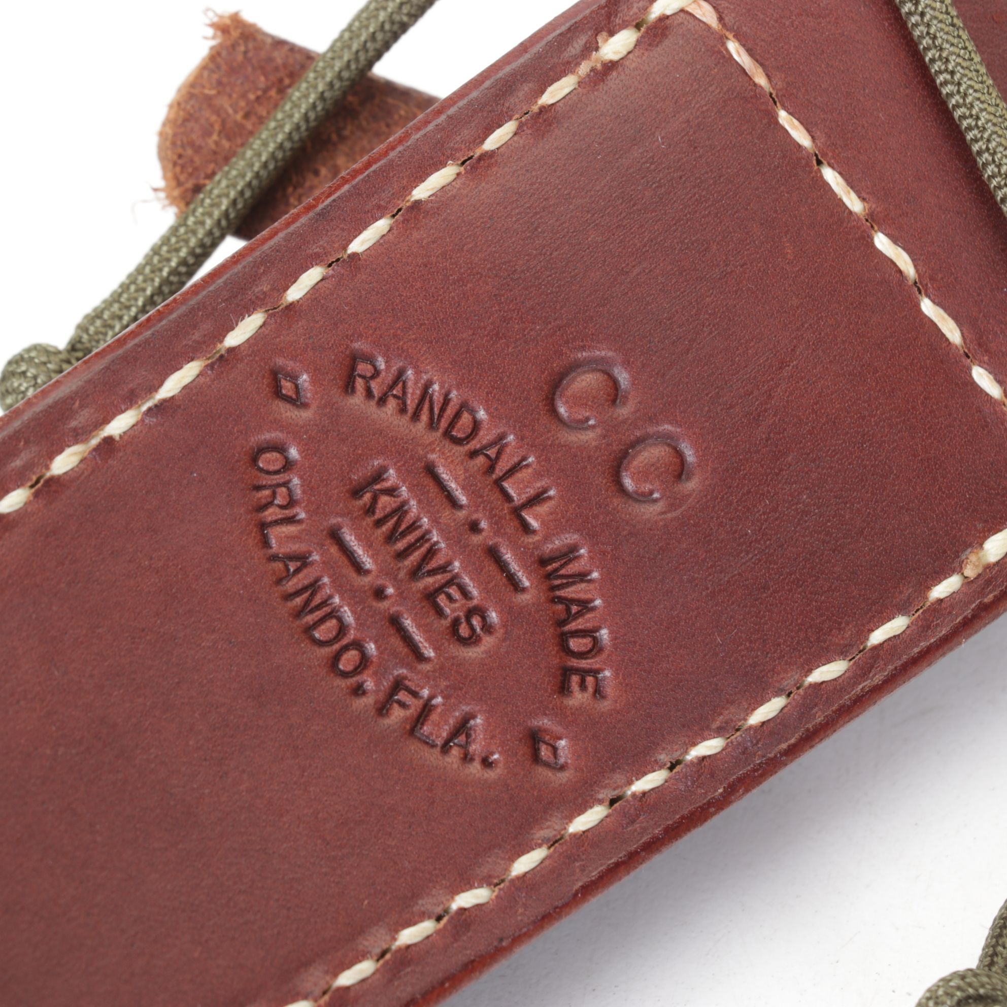 Randall Made Micarta Handled 5" Modified Spear Point Knife