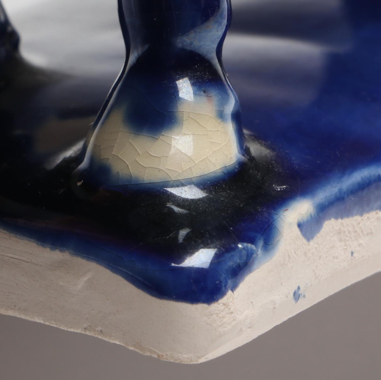 Chinese Tang Dynasty Style Sancai Glazed Ceramic Horse Figurine