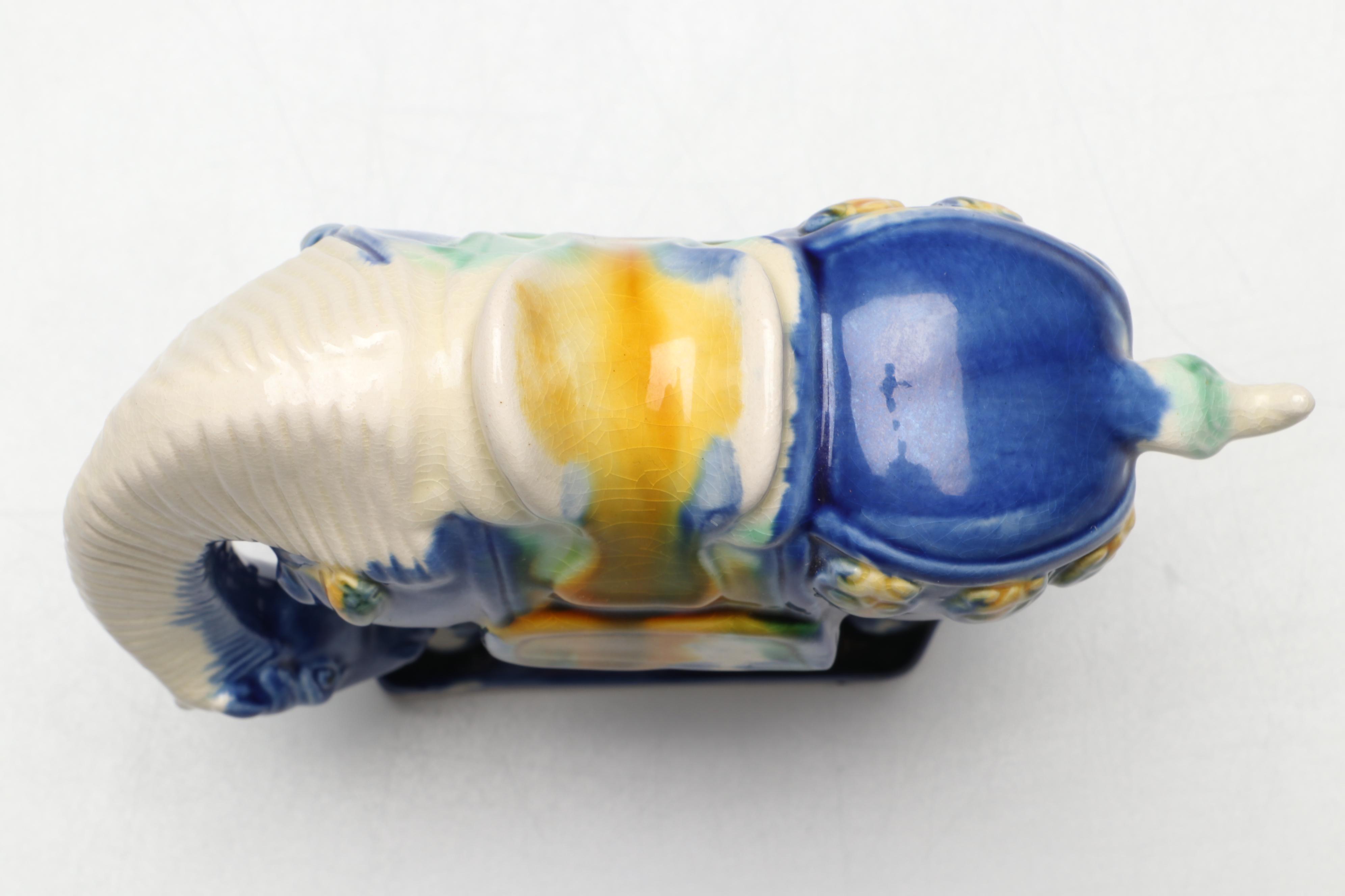 Chinese Tang Dynasty Style Sancai Glazed Ceramic Horse Figurine