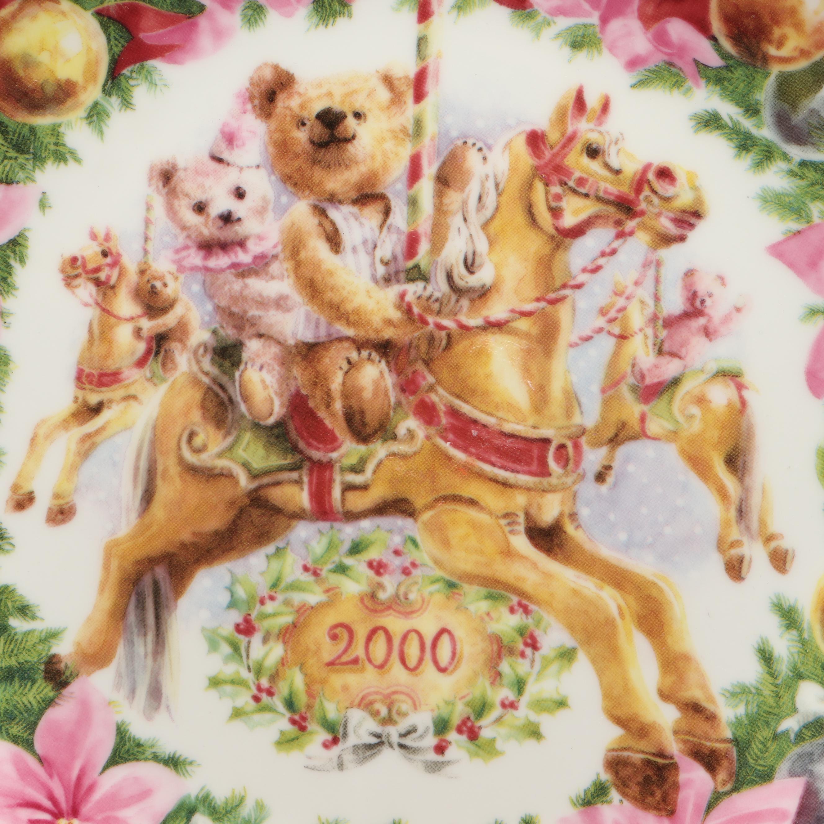 Neil Faulkner Royal Doulton "Christmas Carousel" Collector Plates, 2000