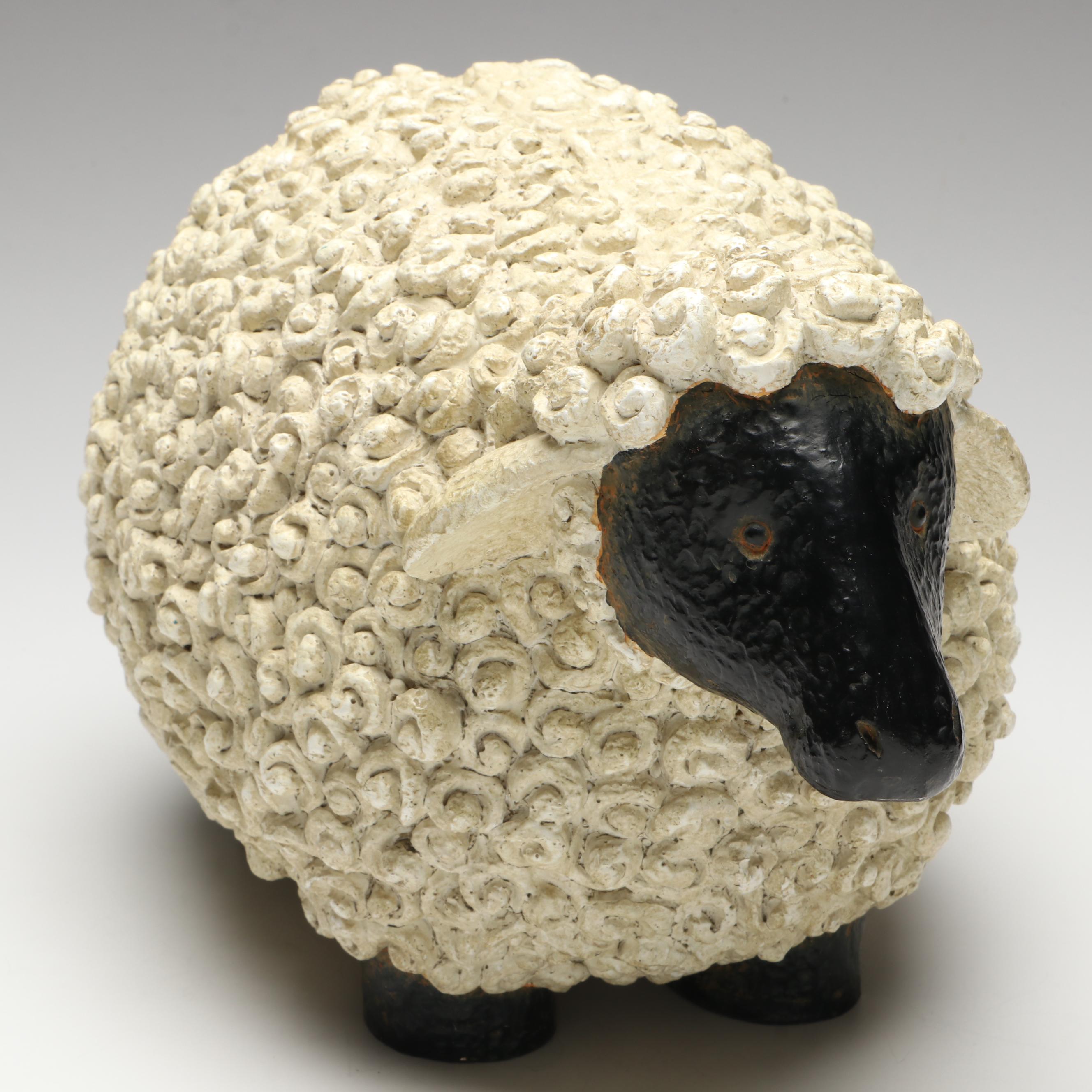 Kay Cloud Hand-Painted " Noah's Ark" Folk Art Box with Primitive Style Décor