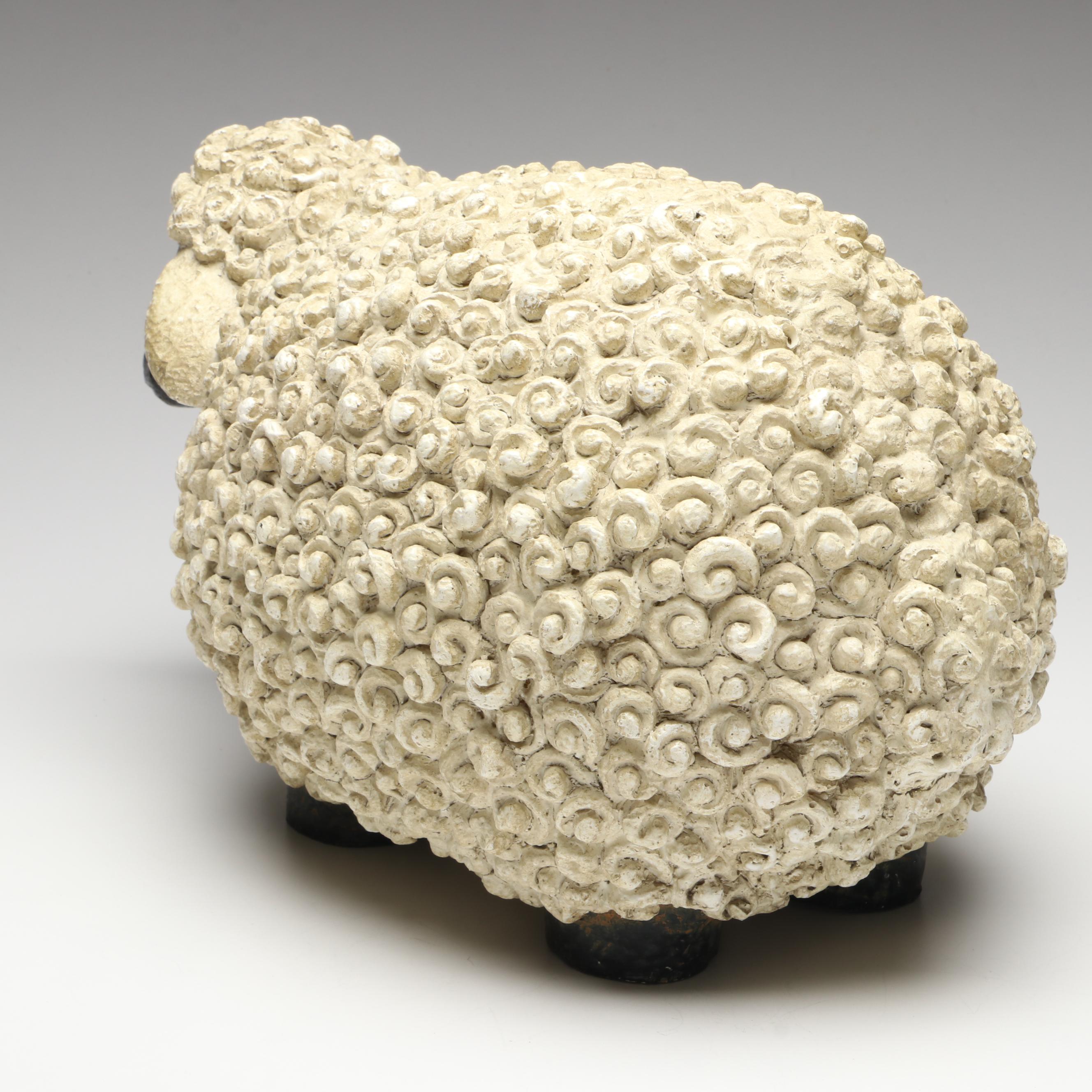 Kay Cloud Hand-Painted " Noah's Ark" Folk Art Box with Primitive Style Décor