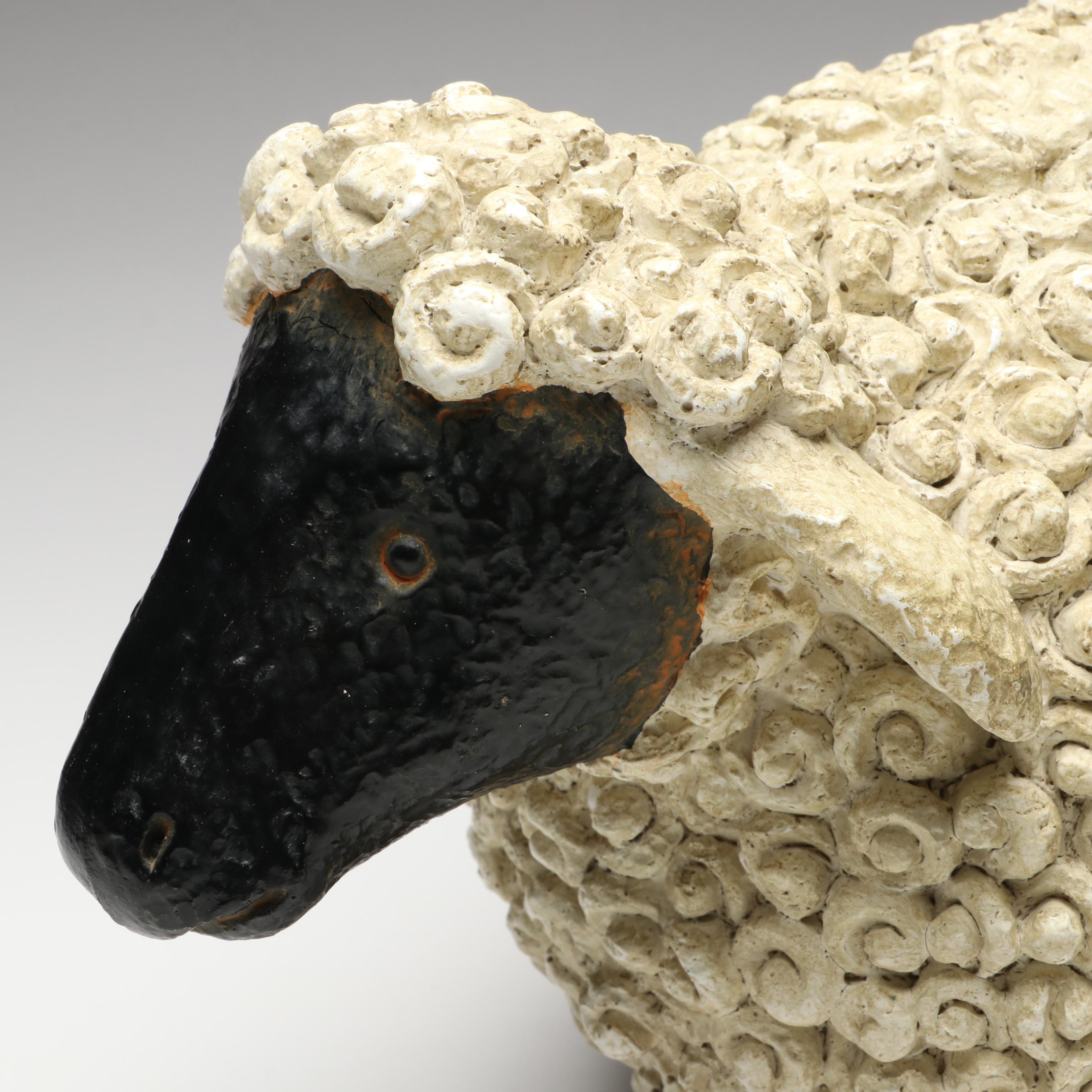 Kay Cloud Hand-Painted " Noah's Ark" Folk Art Box with Primitive Style Décor