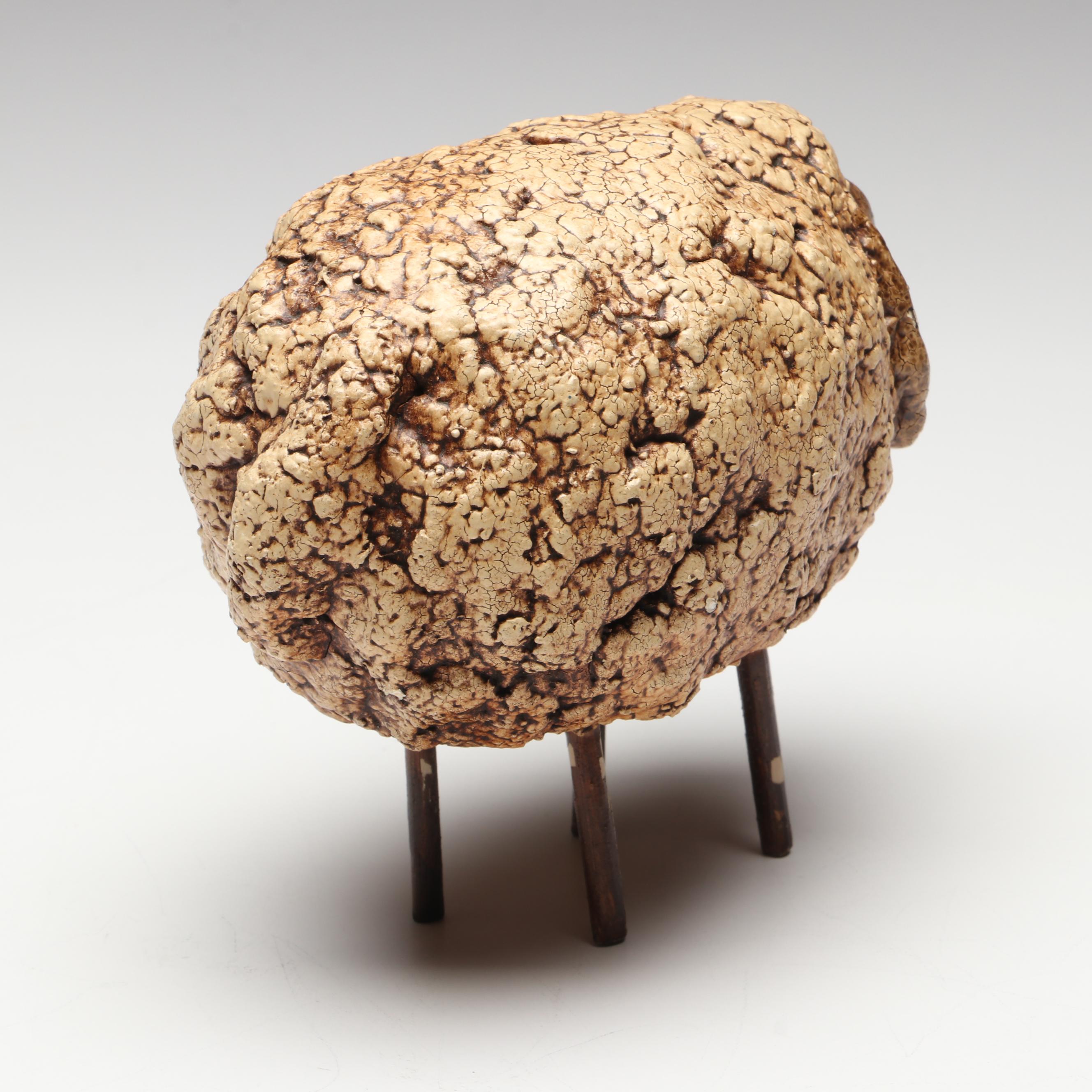 Kay Cloud Hand-Painted " Noah's Ark" Folk Art Box with Primitive Style Décor