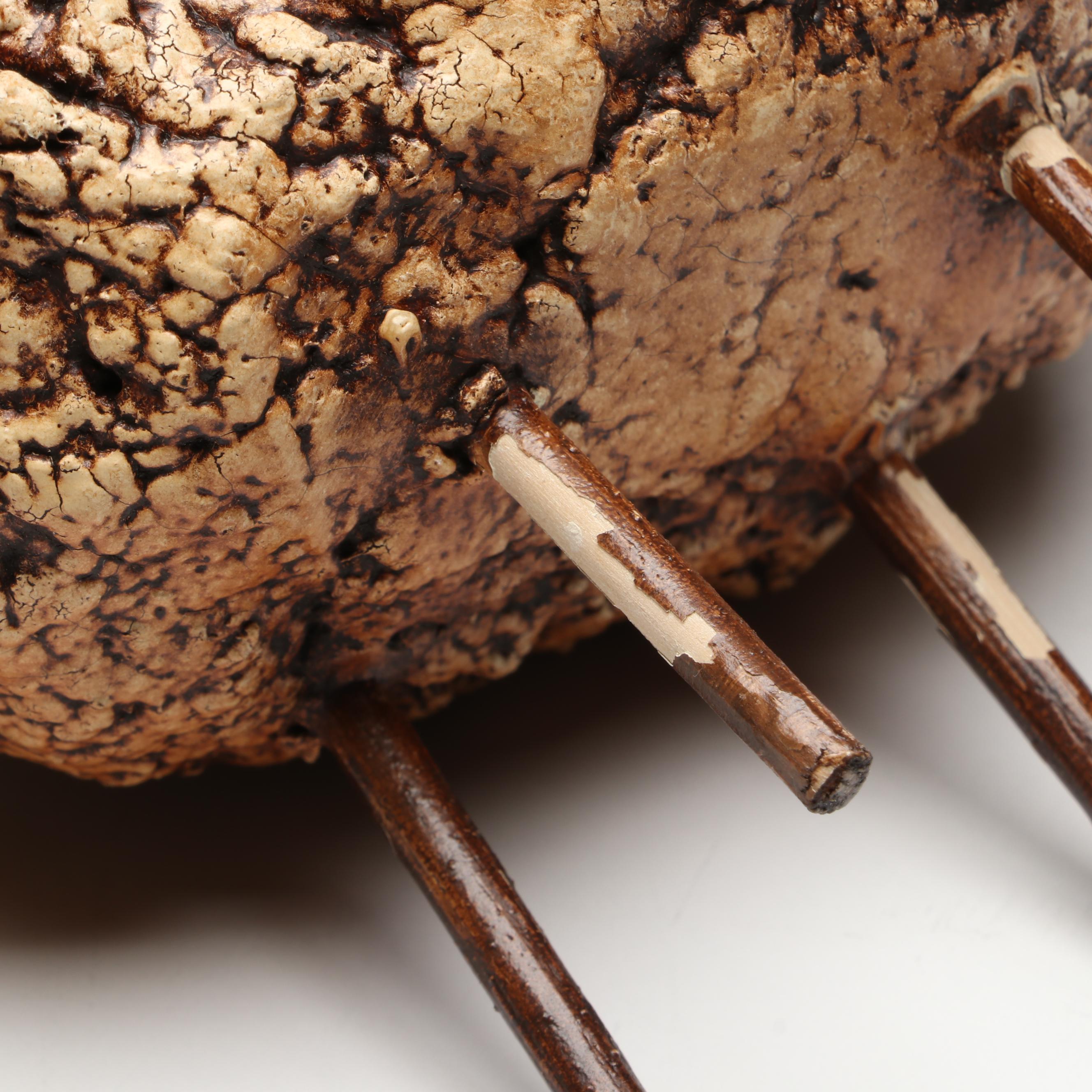 Kay Cloud Hand-Painted " Noah's Ark" Folk Art Box with Primitive Style Décor