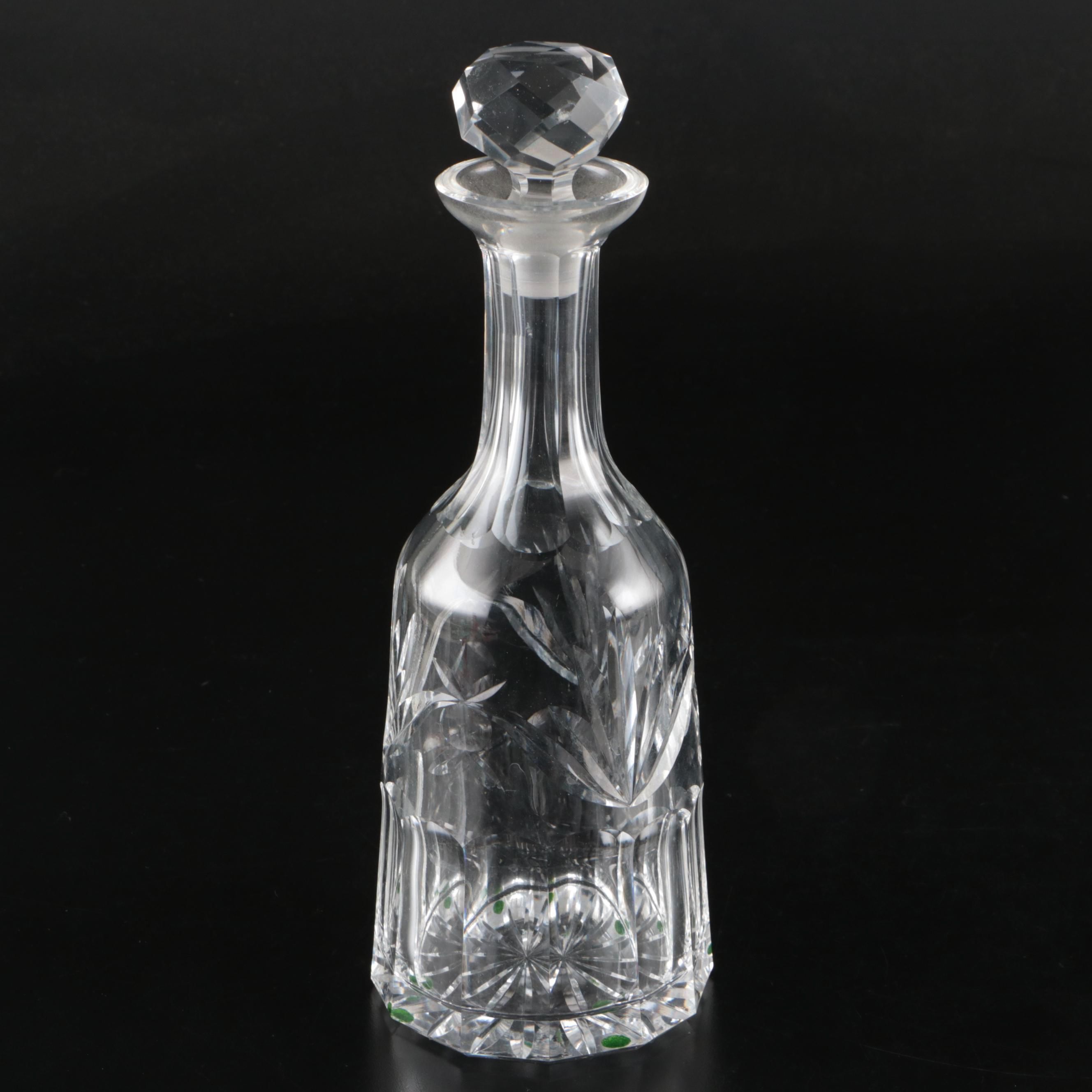 Waterford Crystal "Ashling" Decanter, Mid to Late 20th Century
