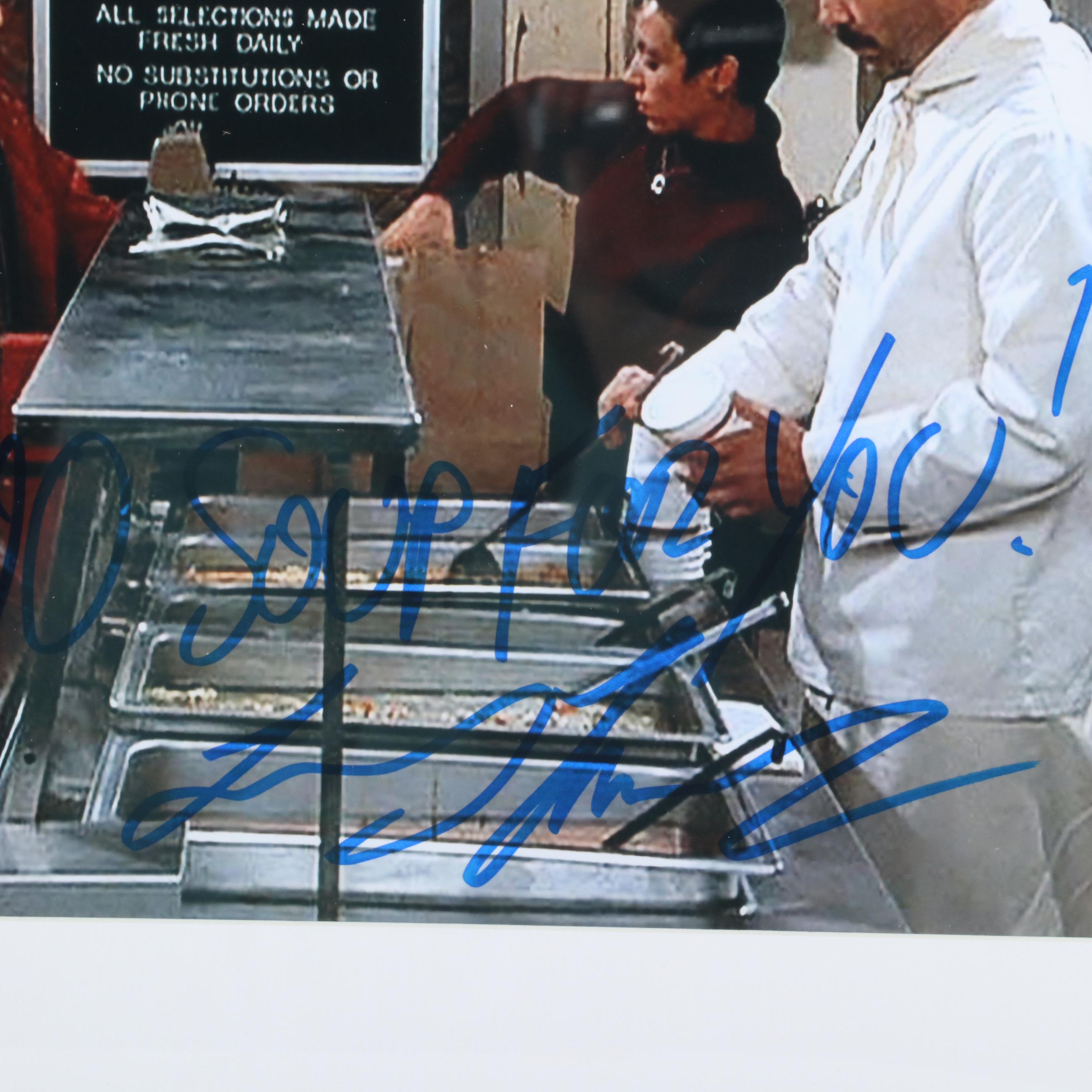 Larry Thomas Signed “No Soup For You!” Seinfeld Print in Matted Frame, JSA