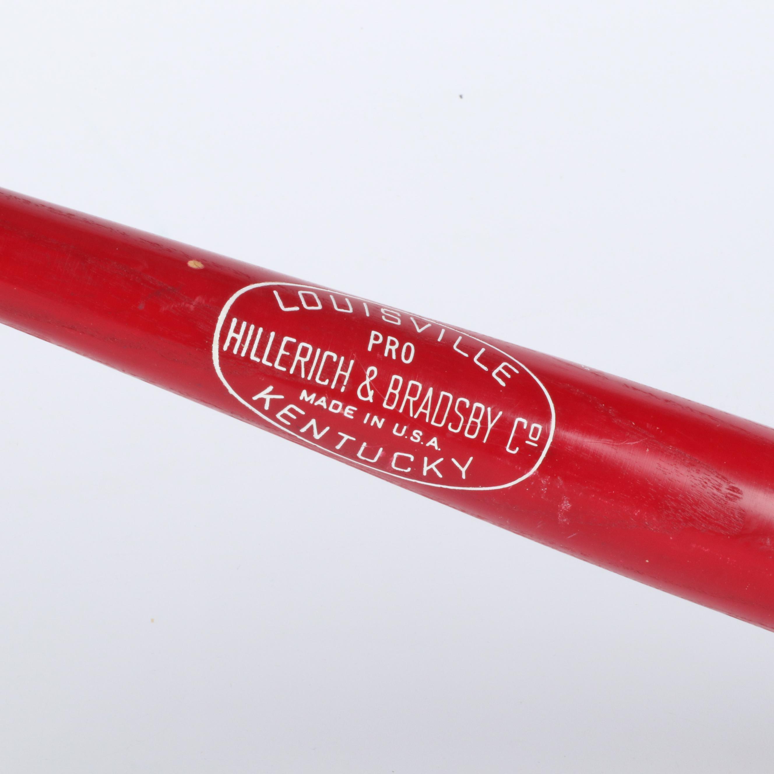 Four Vintage Baseball Bats, Louisville Slugger and Adirondack