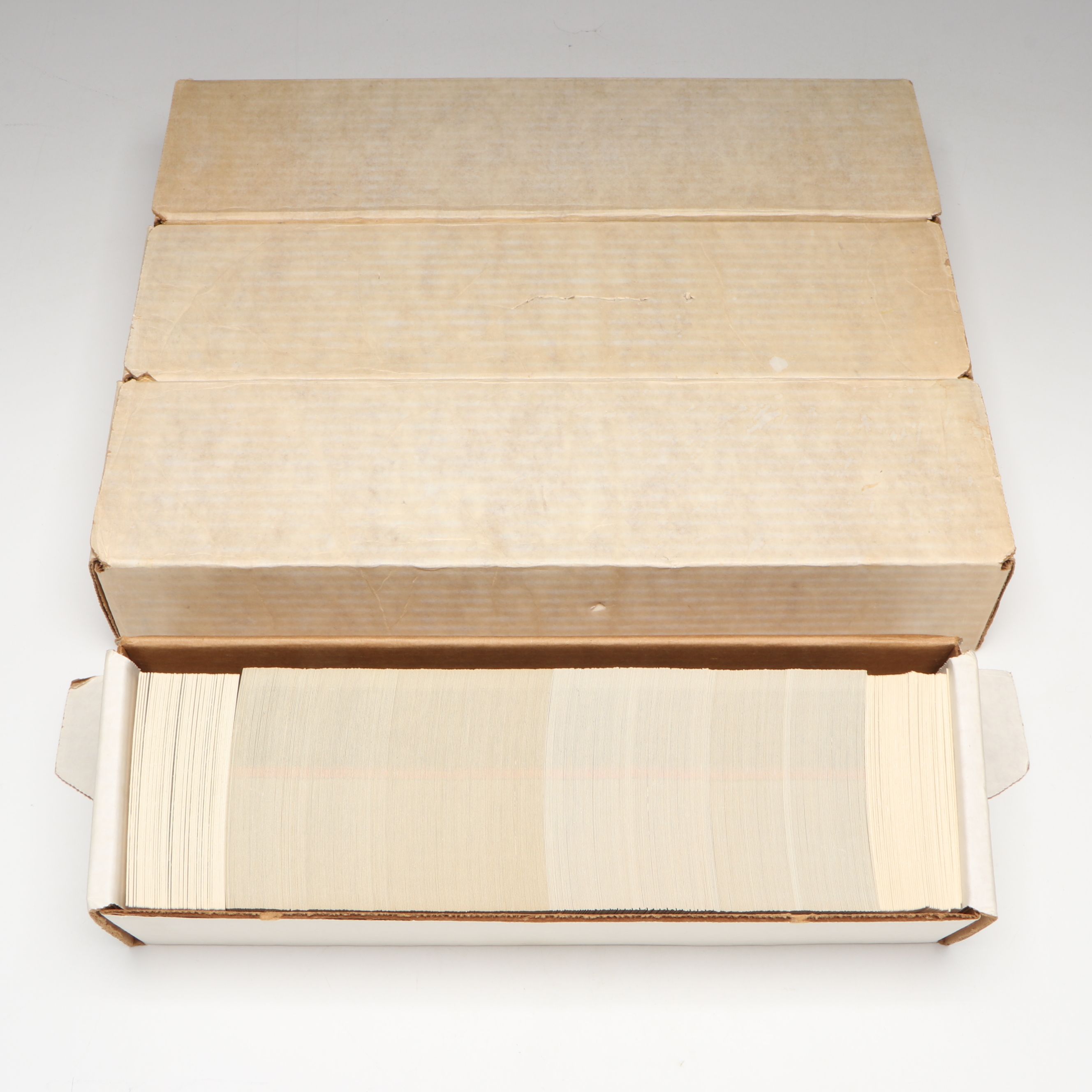 Topps, Donruss, Leaf and Upper Deck Card Sets, 1980s and 1990s