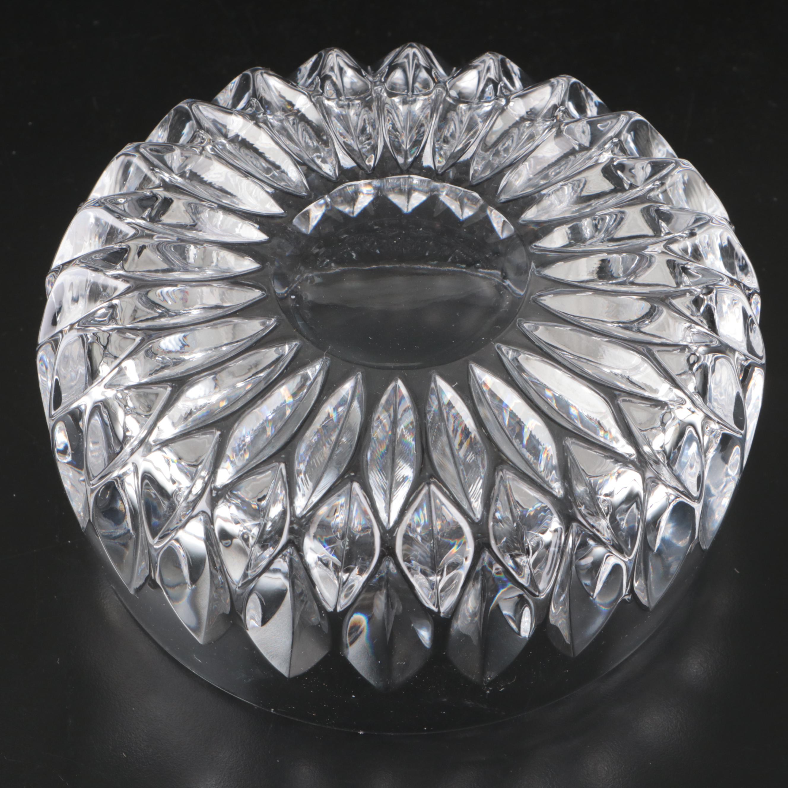 Gorham "Althea" and "Kingsbury" Crystal Bowls