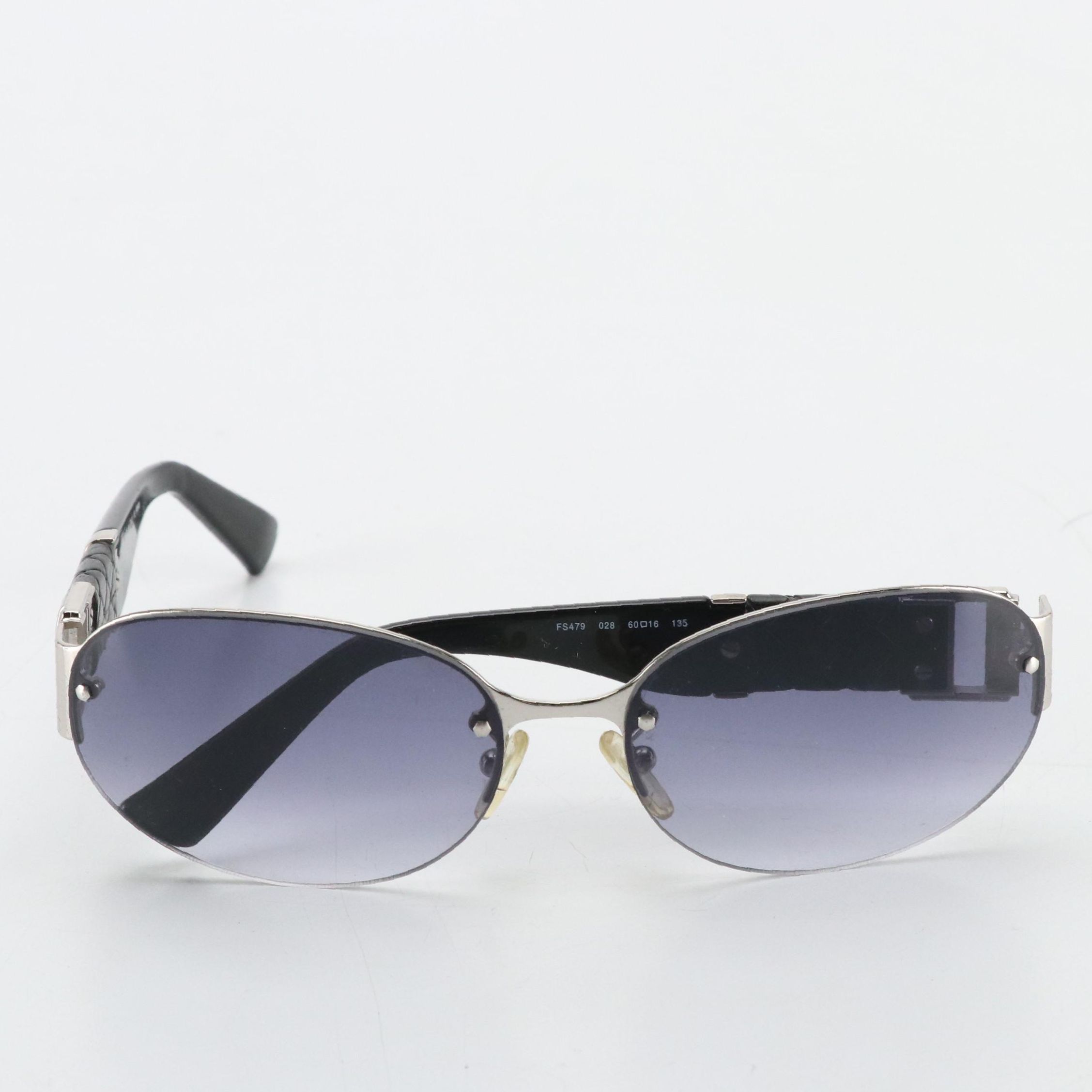 Fendi FS479 028 Vintage Oval Sunglasses in Case