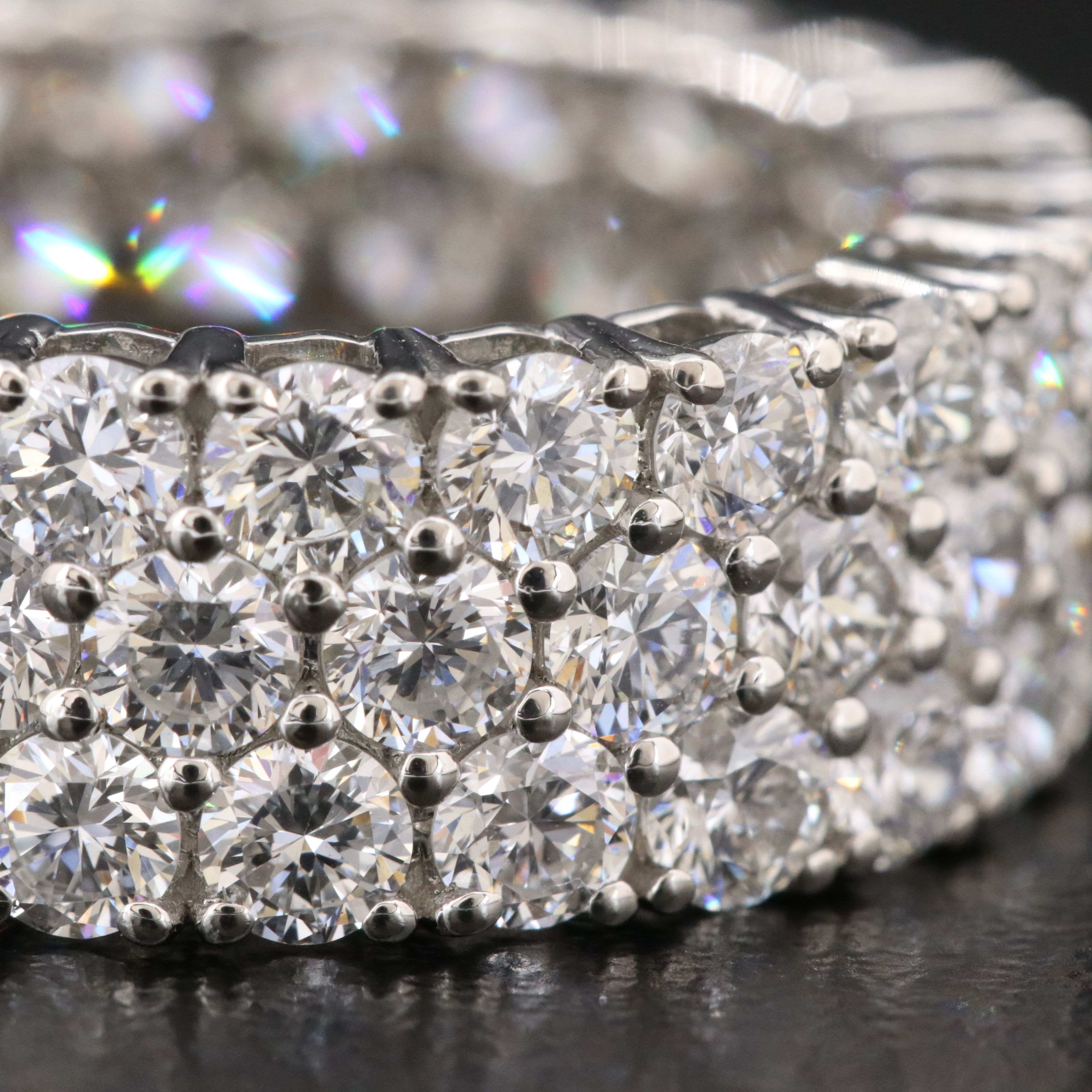 Platinum 6.15 CTW Lab Grown Diamond Eternity Band