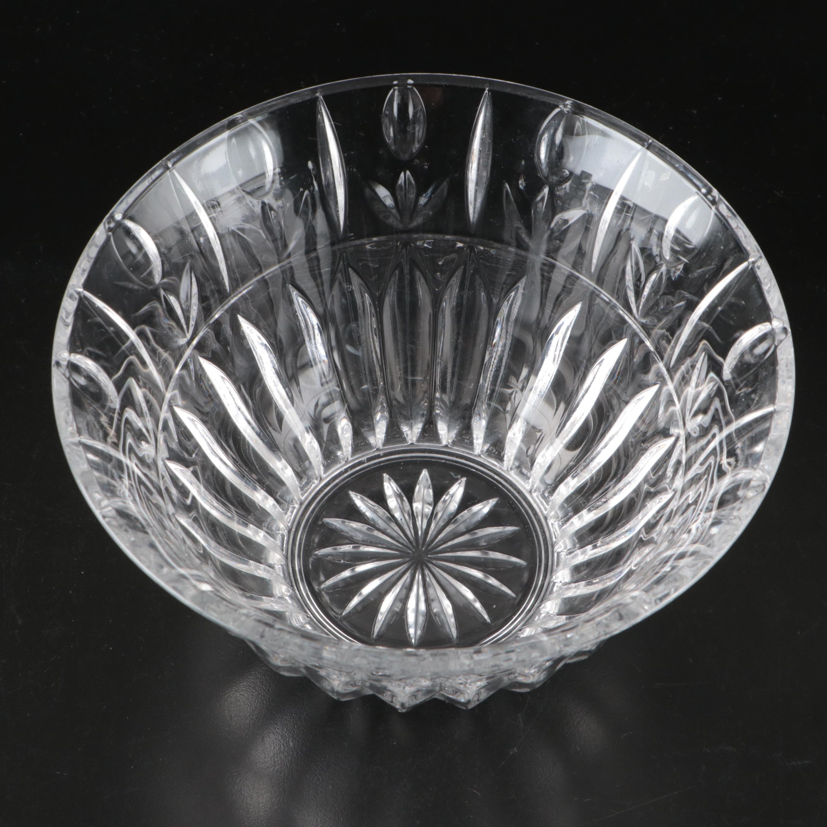 Block "Tulip Garden" Crystal Bowl with Godinger "Dublin" Vase