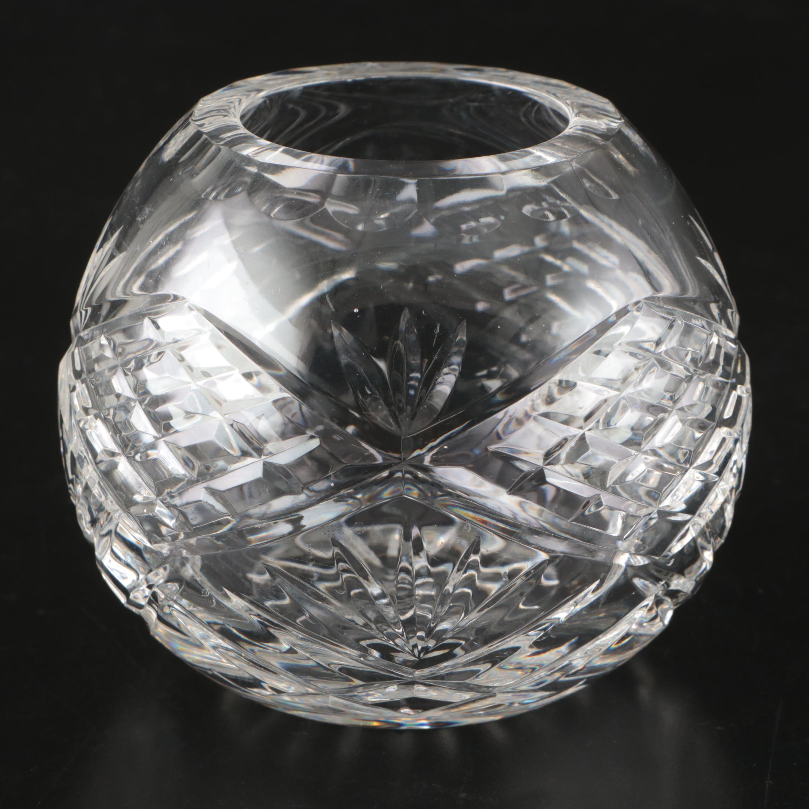 Block "Tulip Garden" Crystal Bowl with Godinger "Dublin" Vase