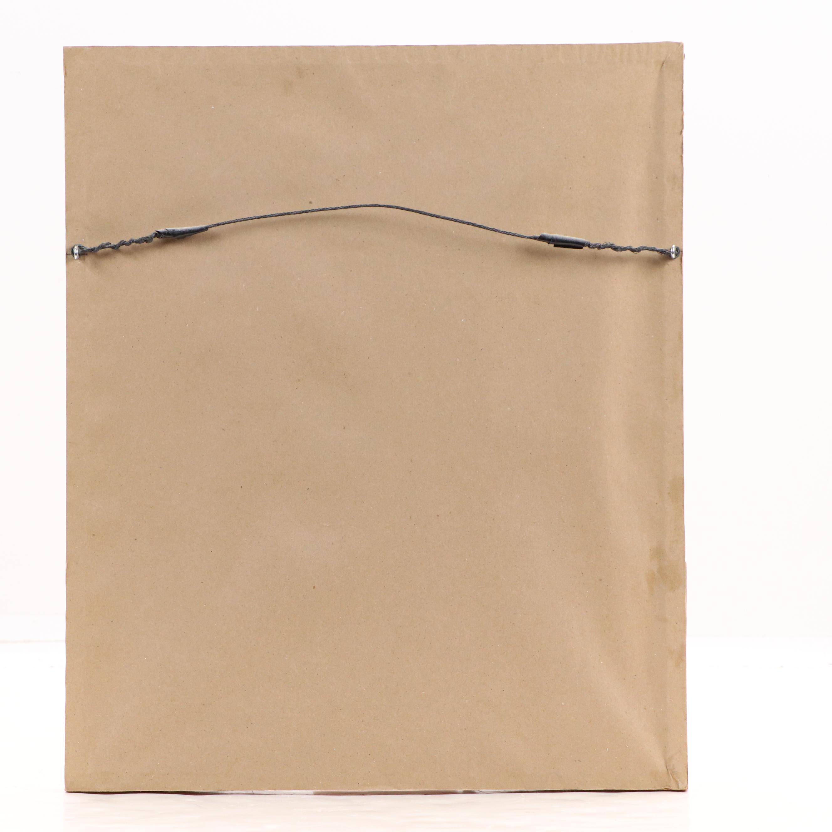 Lela Cooney Graphite Drawing "B's Garage," 1955