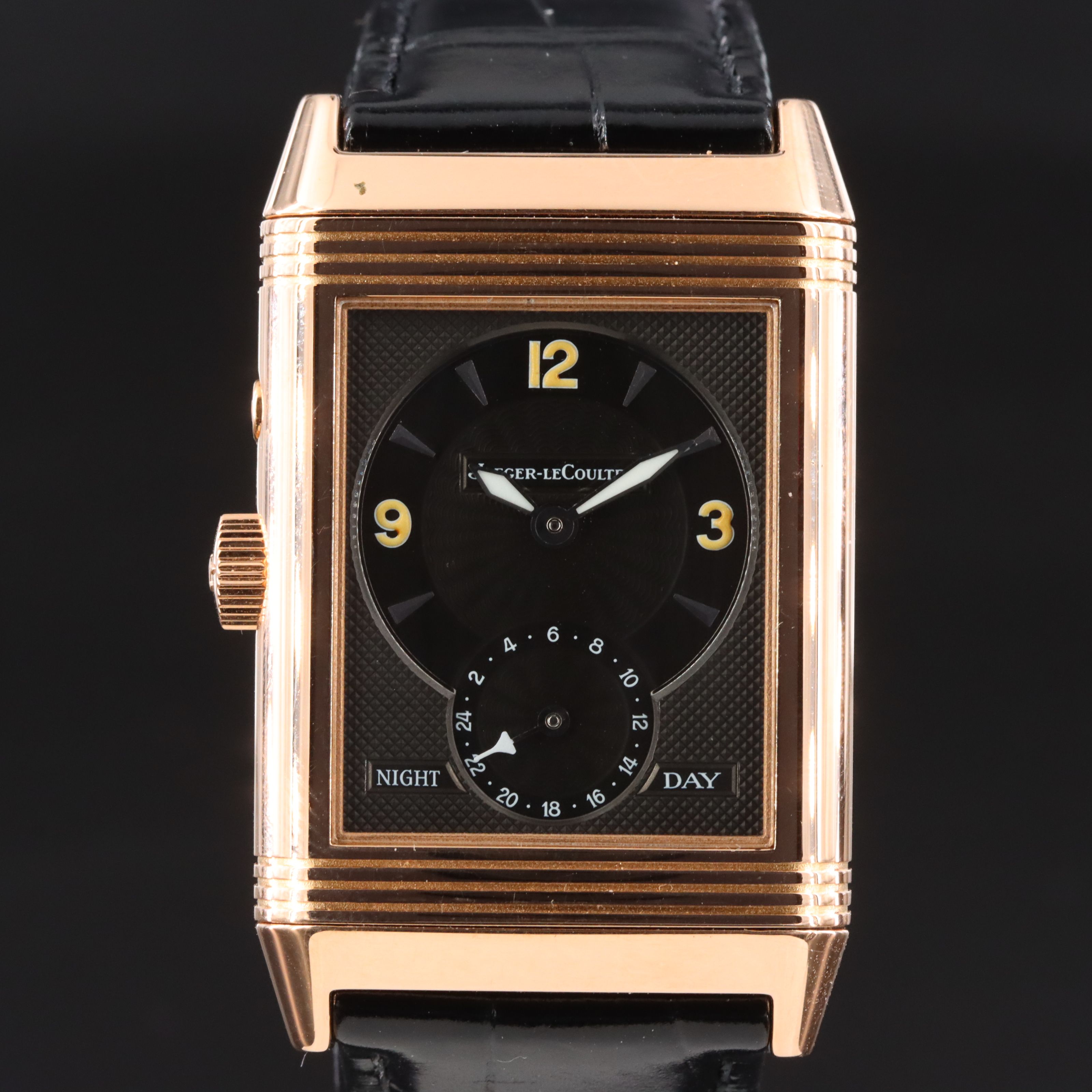 Jaeger-LeCoultre Reverso Duoface Day and Night 18K Watch