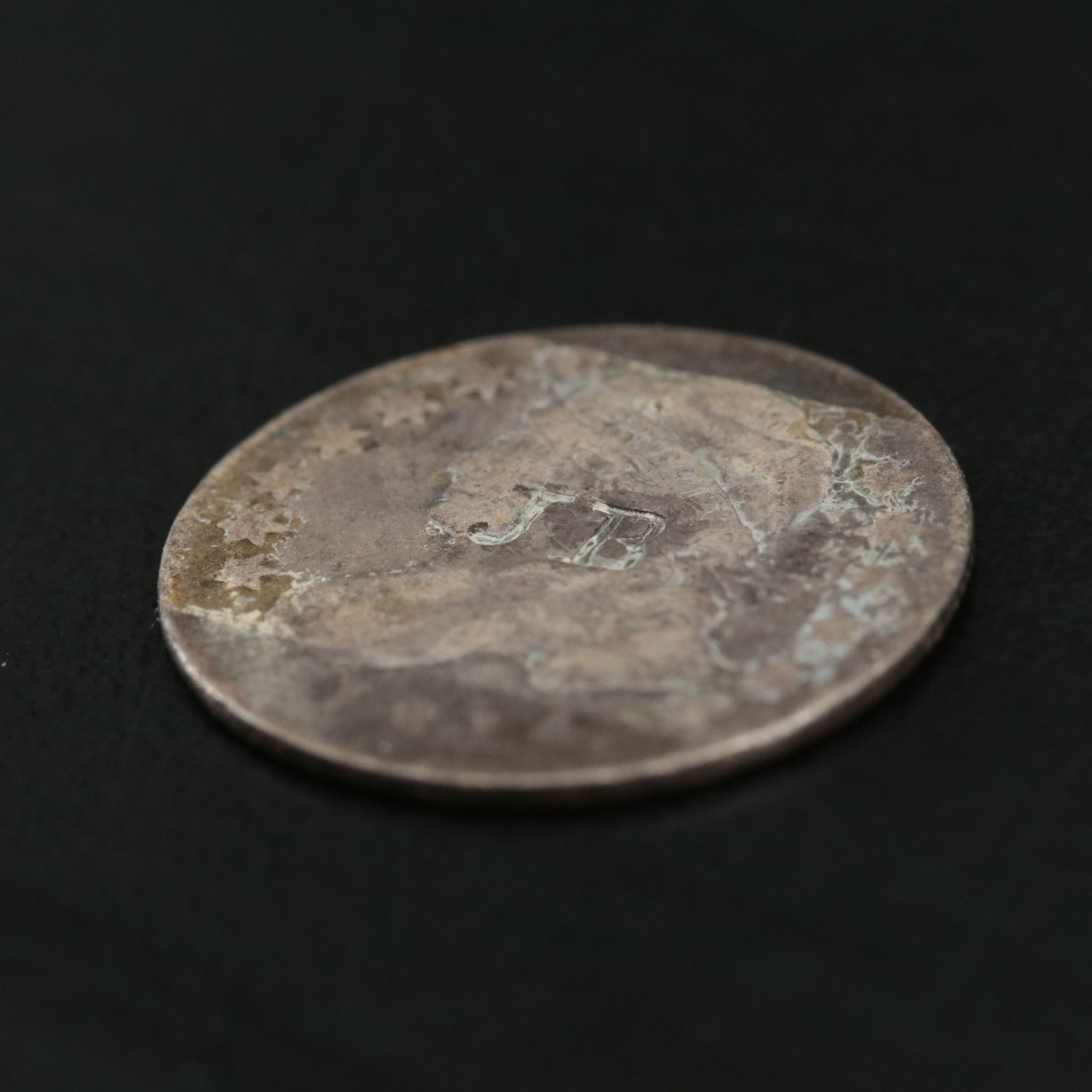1814 Counter Marked Capped Bust Dime
