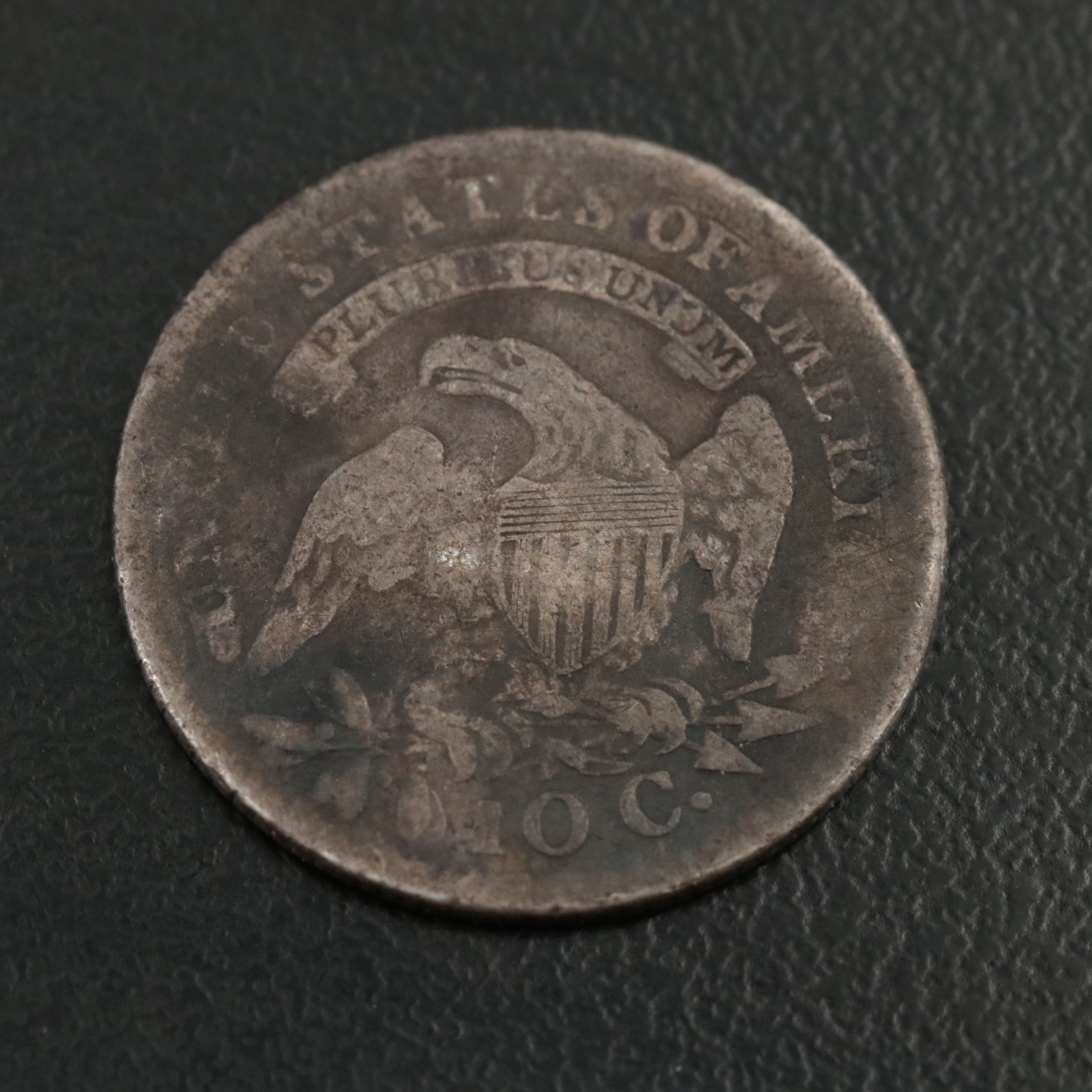 1814 Counter Marked Capped Bust Dime