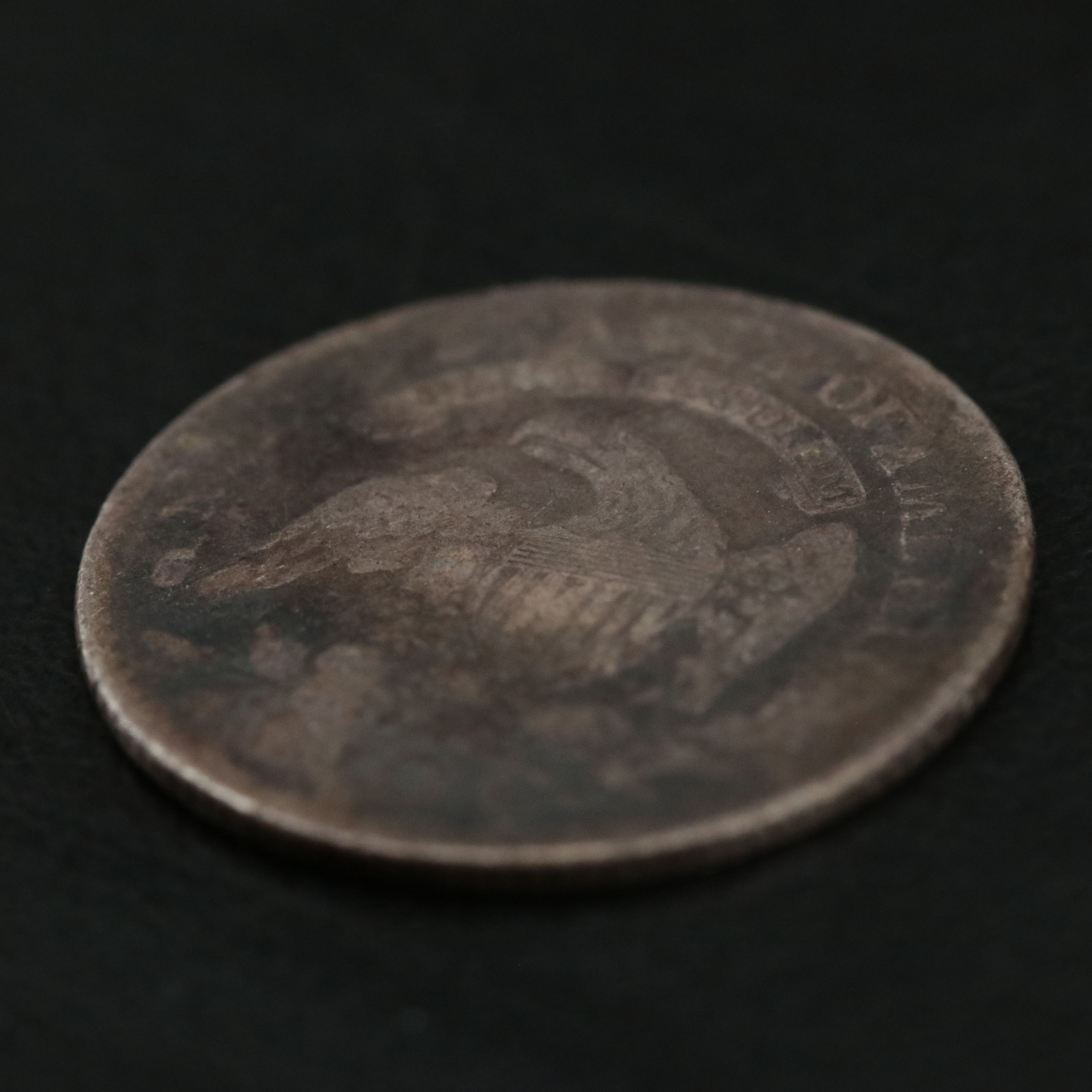 1814 Counter Marked Capped Bust Dime
