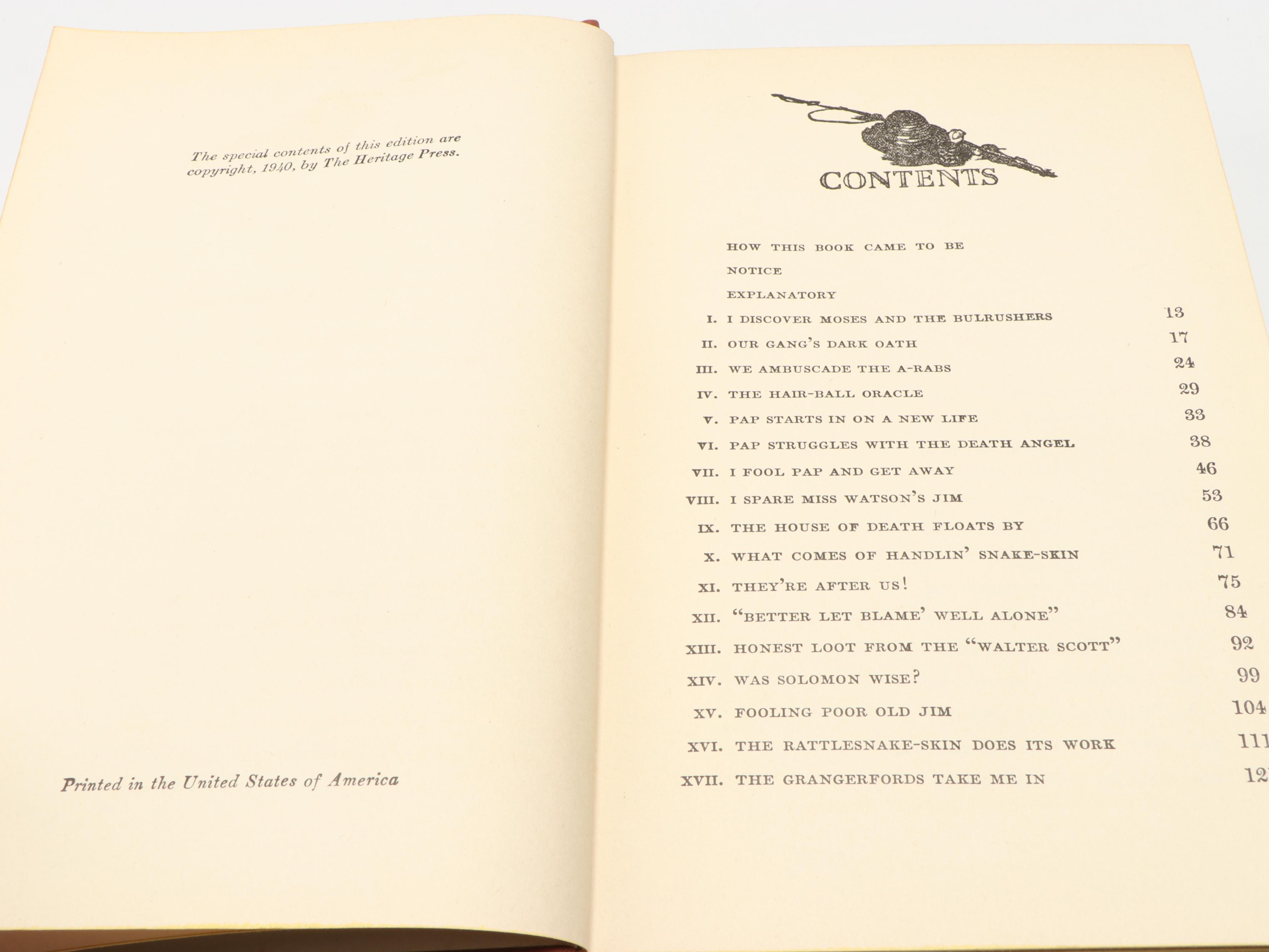 Norman Rockwell Illustrated "The Adventures of Huckleberry Finn" by Mark Twain