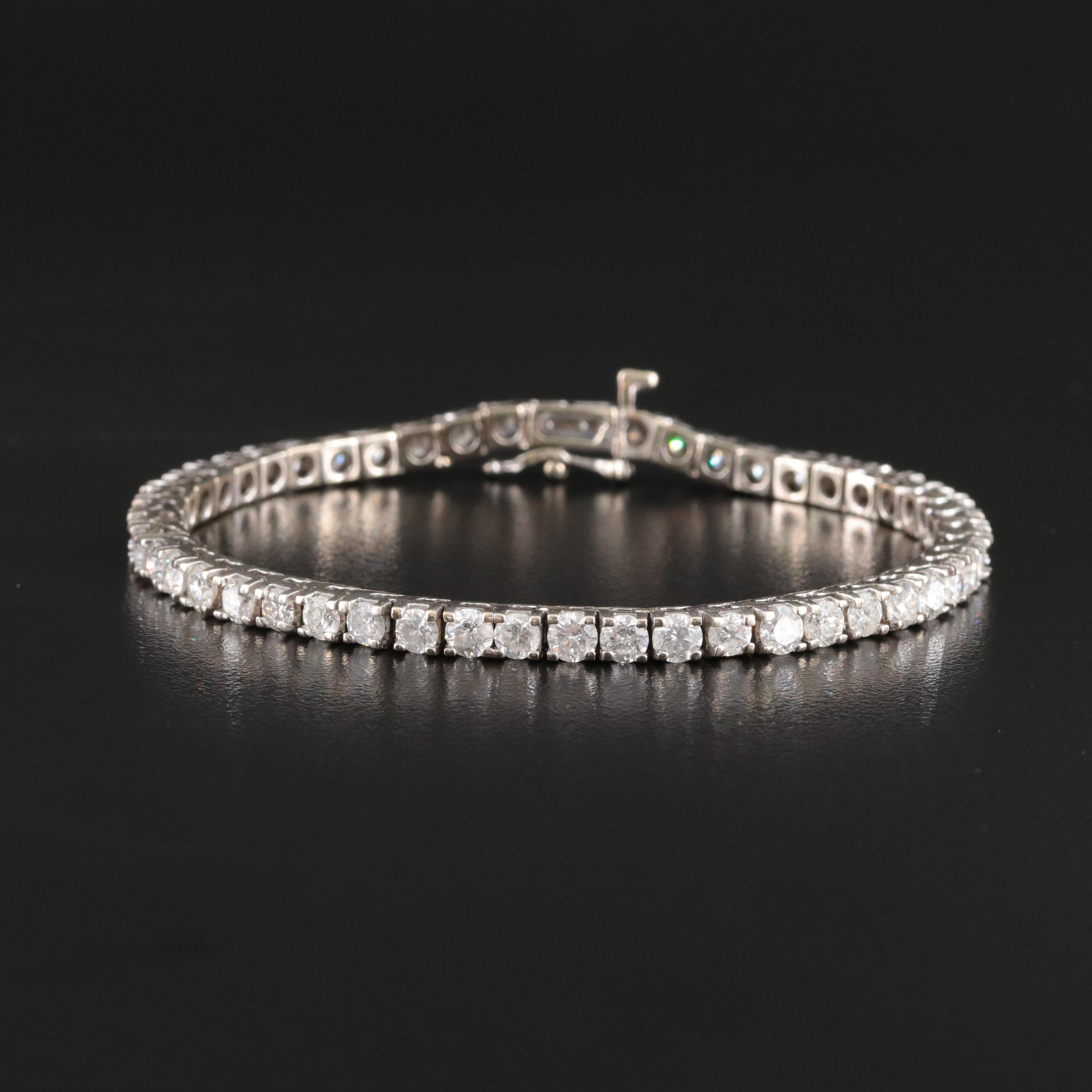 14K 6.00 CTW Diamond Line Bracelet