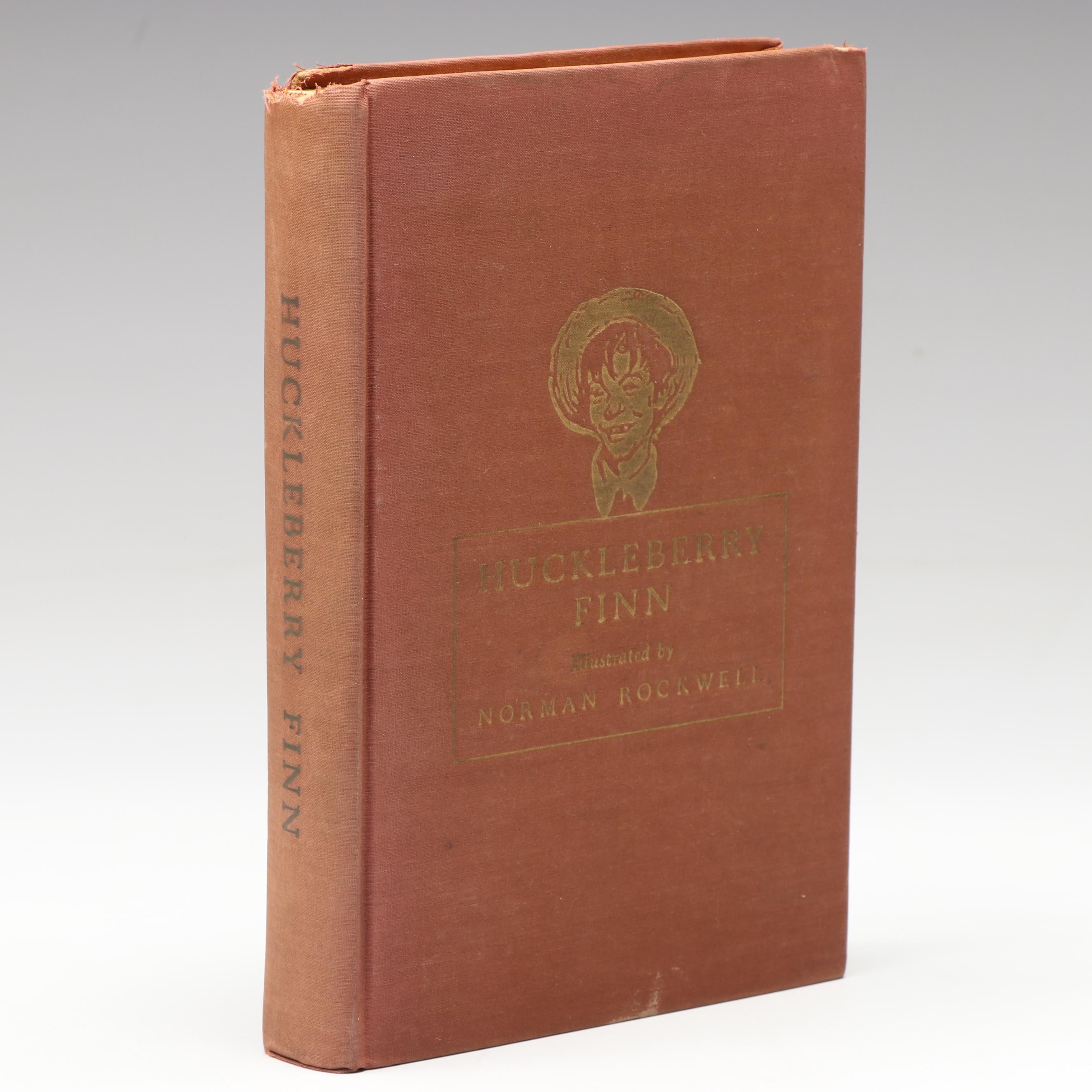 Norman Rockwell Illustrated "The Adventures of Huckleberry Finn" by Mark Twain