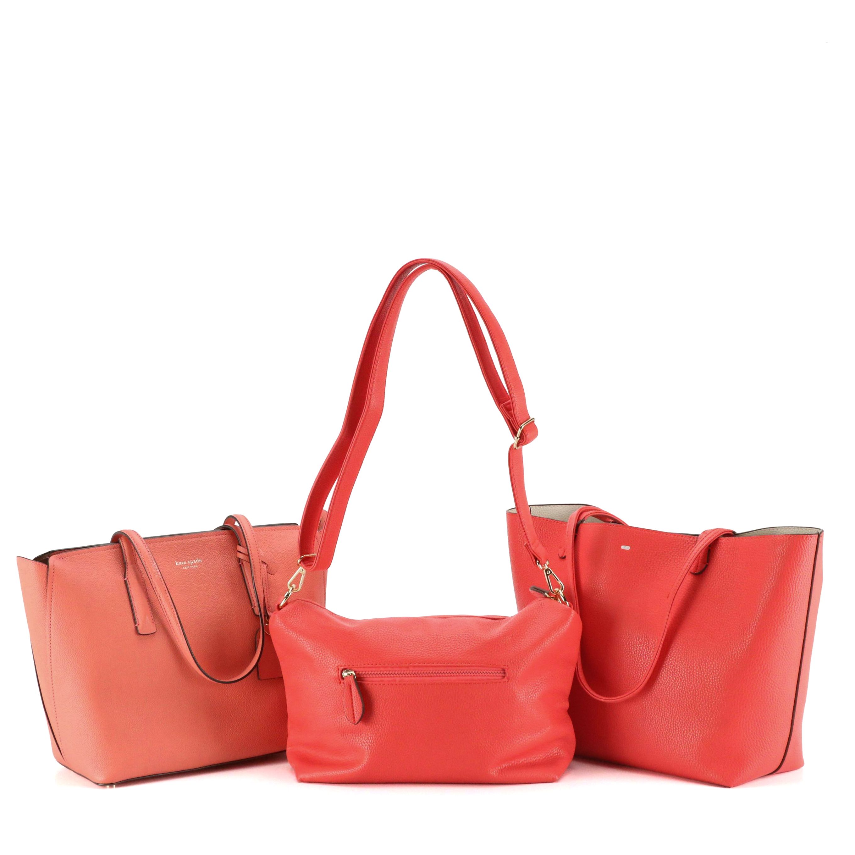 Kate Spade Large Margaux Leather Shoulder Bag With Other Tote and Shoulder Bag