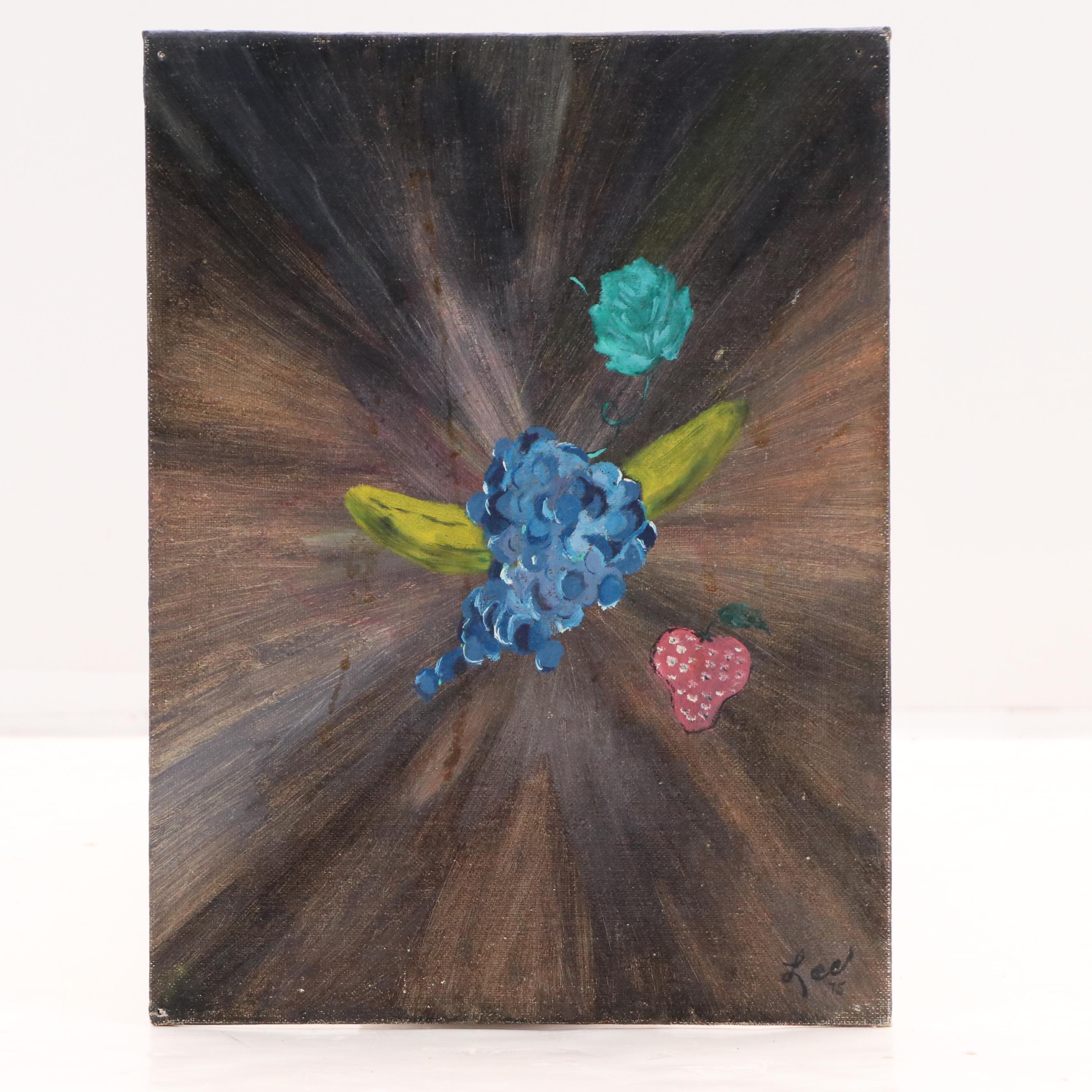 Stylized Oil Paintings of Fruits and Vegetables, 1975