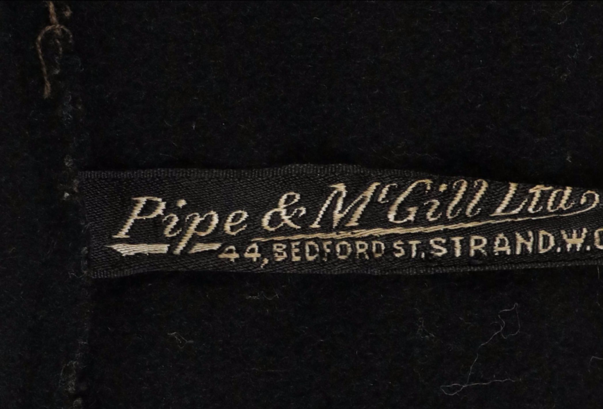 Vintage Wool Police Cape with Lion Head Hooks and Coat of Arms Metal Buttons