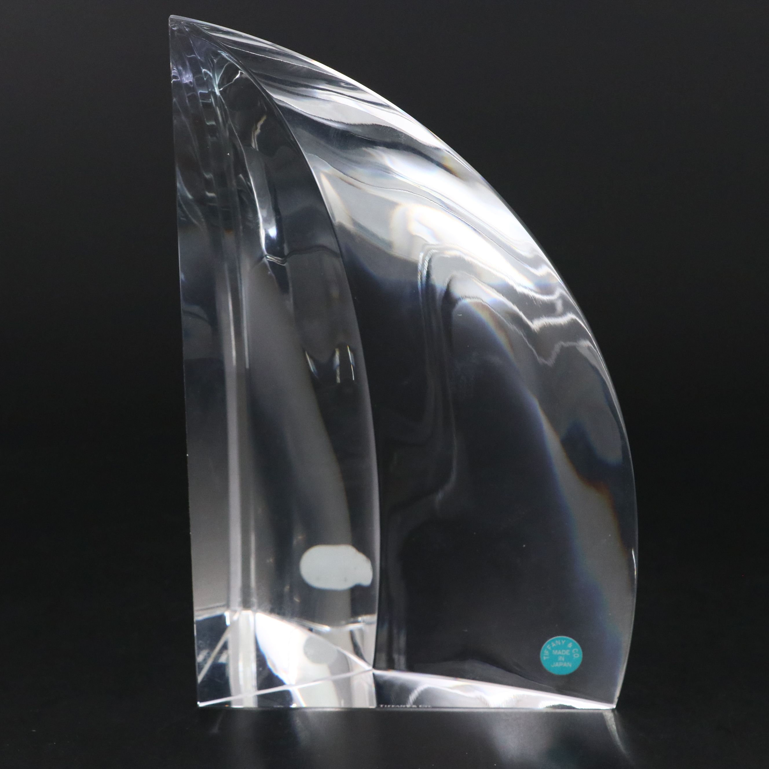Tiffany & Co. Crystal Sail Sculpture