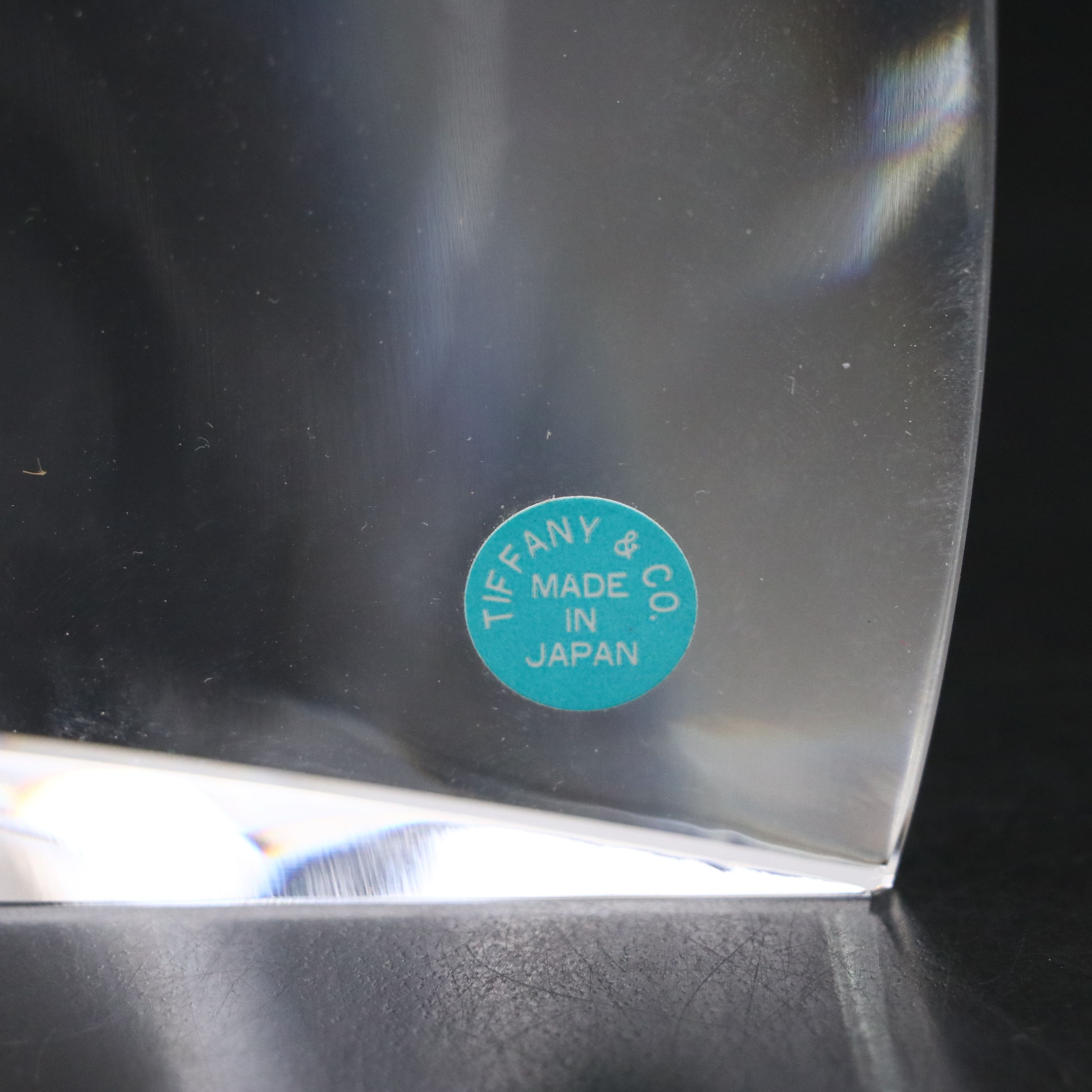 Tiffany & Co. Crystal Sail Sculpture