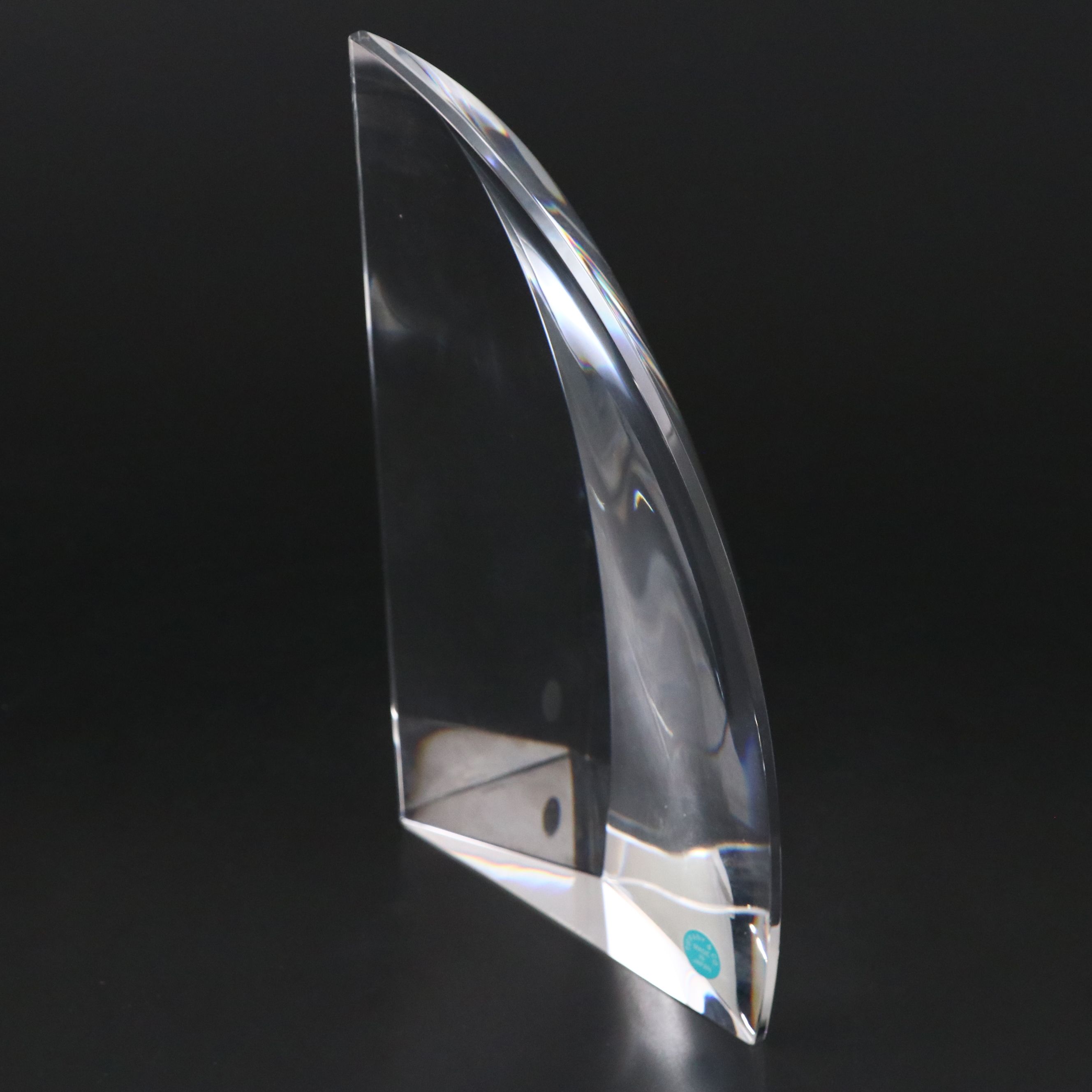 Tiffany & Co. Crystal Sail Sculpture