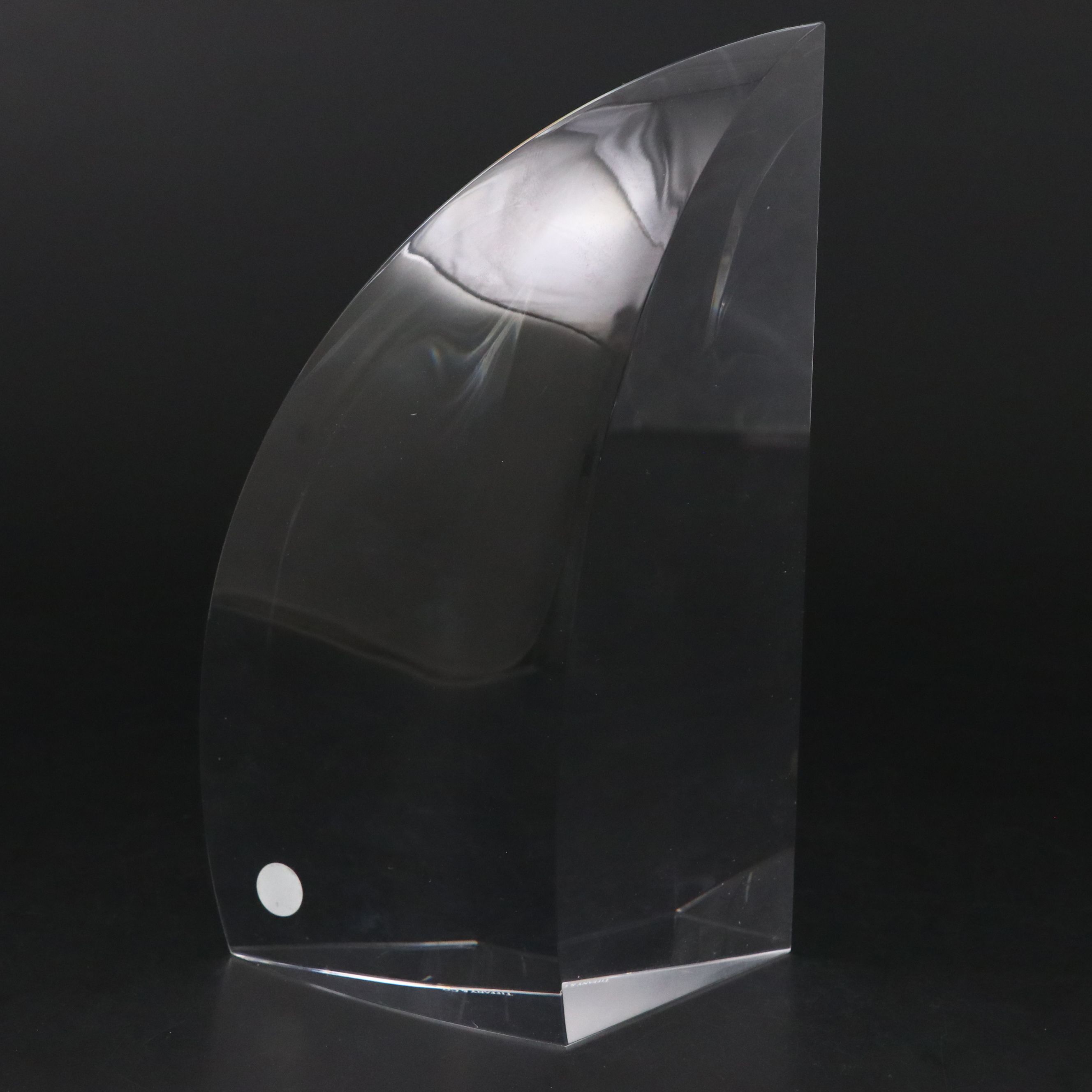 Tiffany & Co. Crystal Sail Sculpture