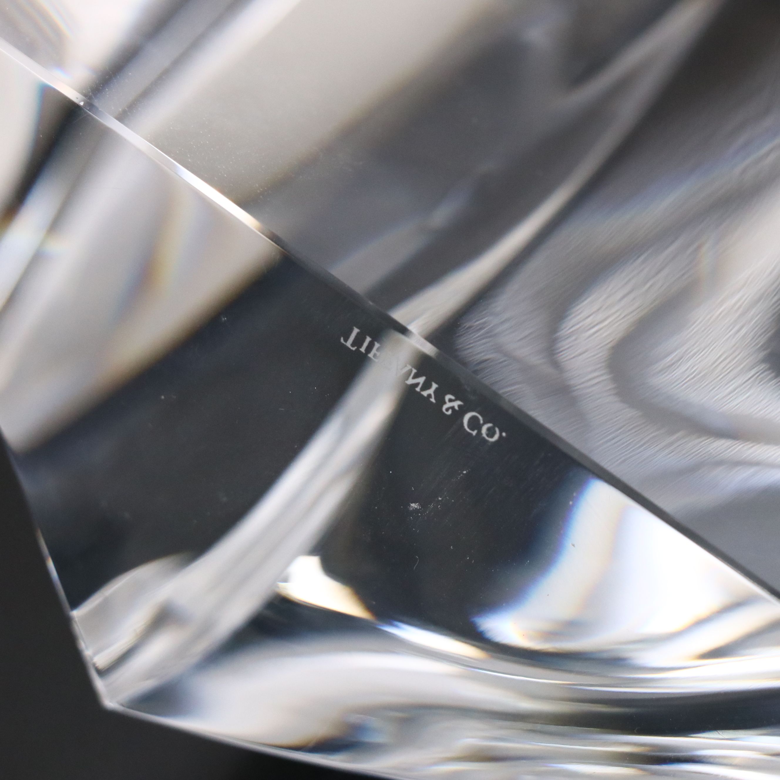 Tiffany & Co. Crystal Sail Sculpture