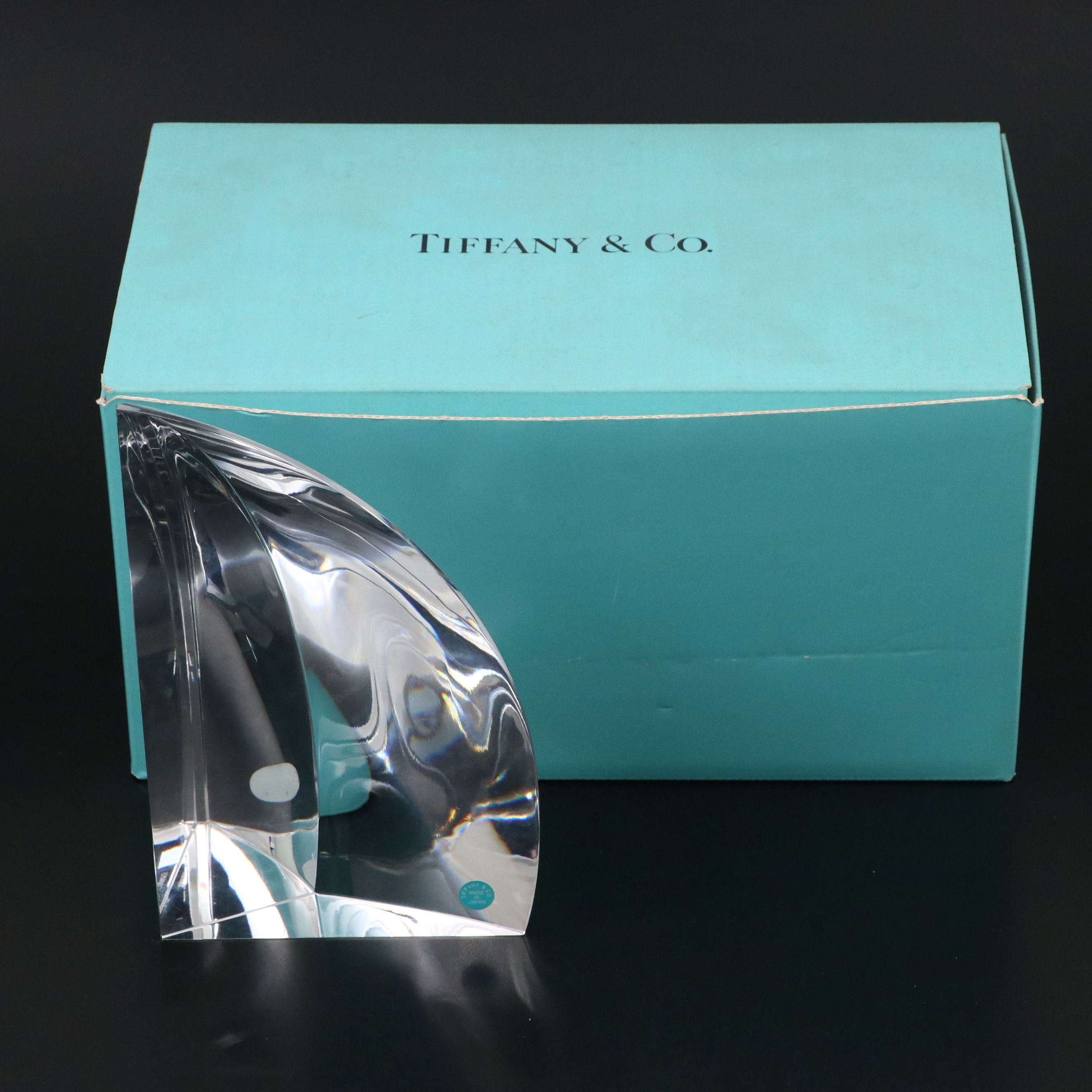 Tiffany & Co. Crystal Sail Sculpture