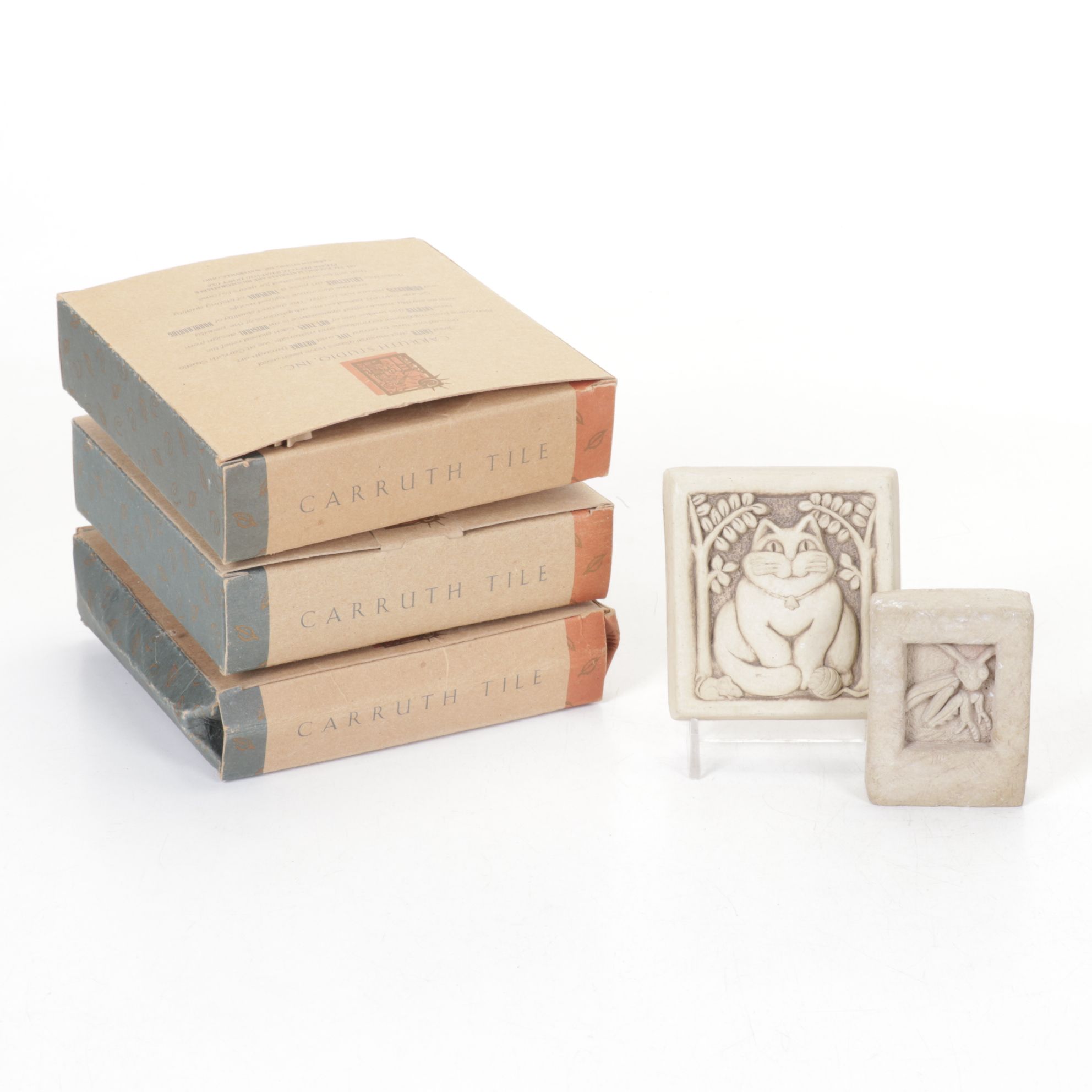 Carruth Tile Artisan Made "Swine Lake", "Black Swamp Cafe" & More Tile Decor