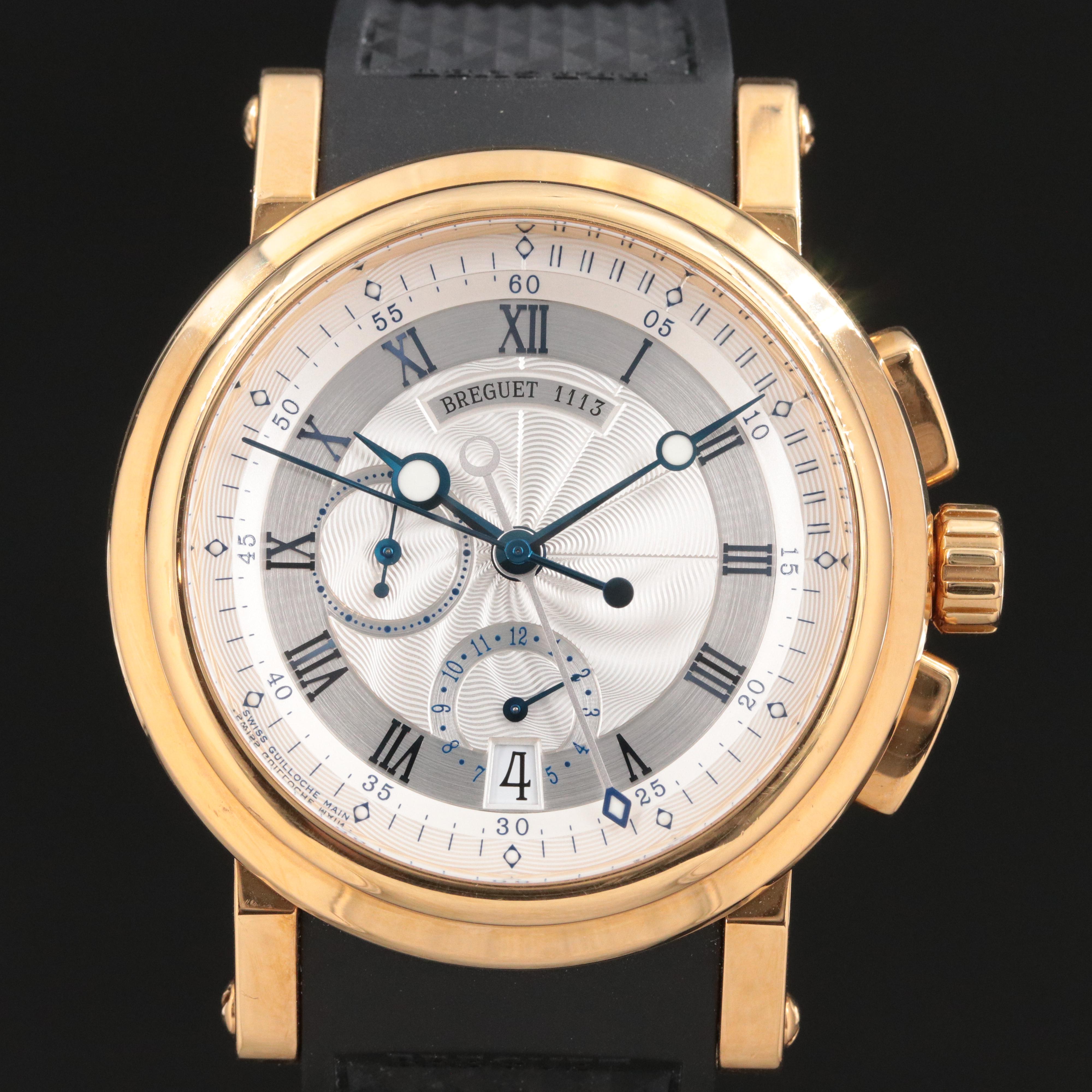 Breguet Marine Chronograph 18K Gold Watch