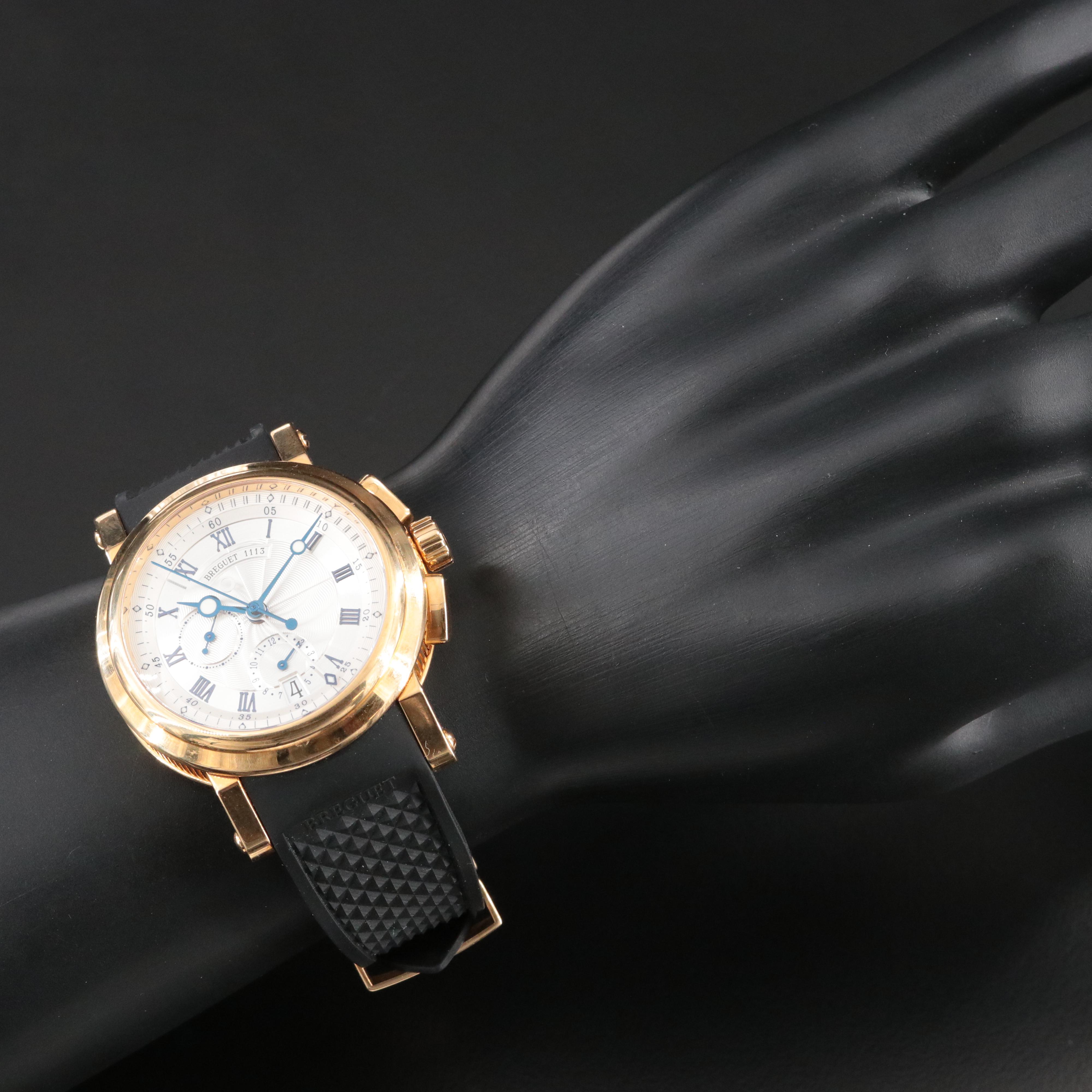Breguet Marine Chronograph 18K Gold Watch