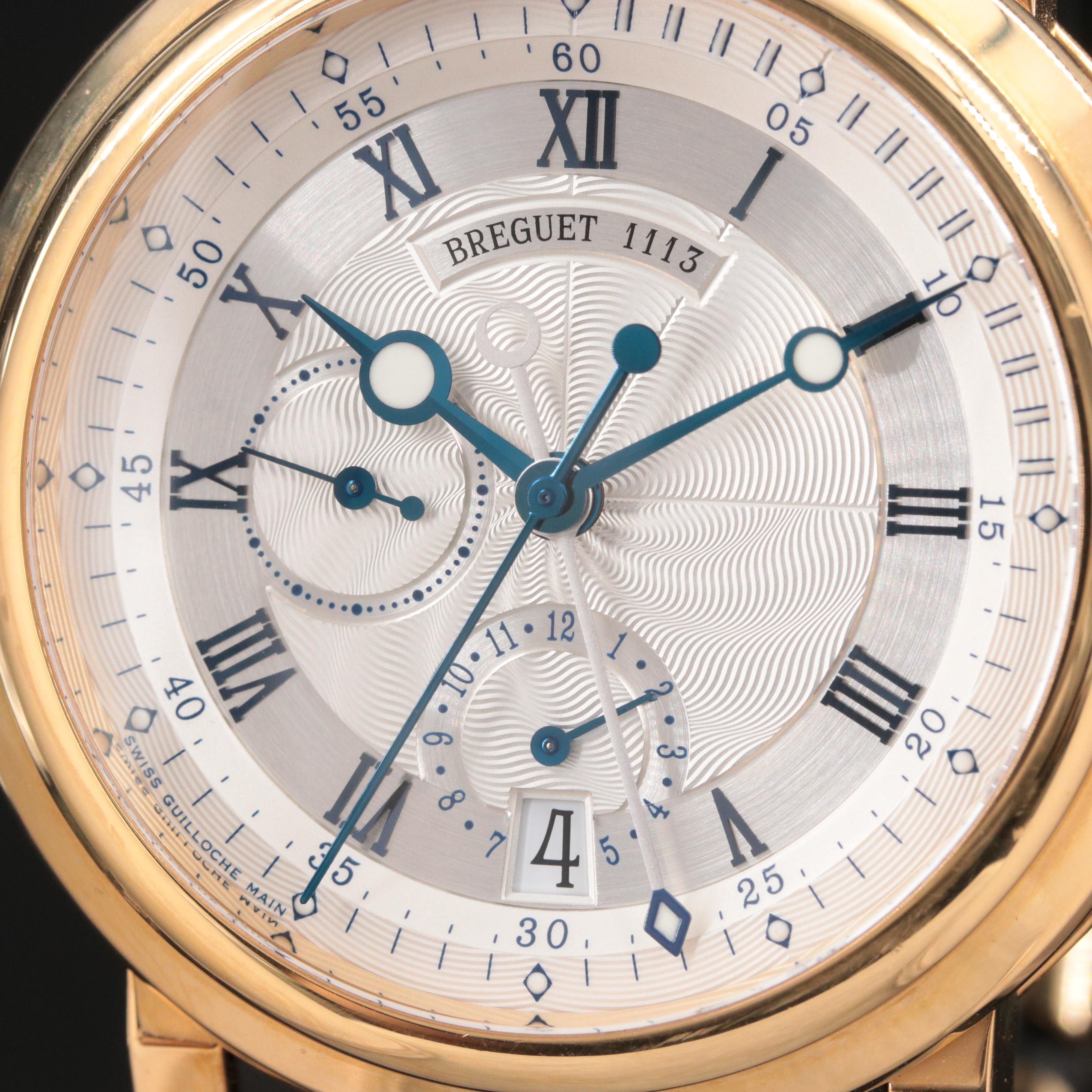 Breguet Marine Chronograph 18K Gold Watch