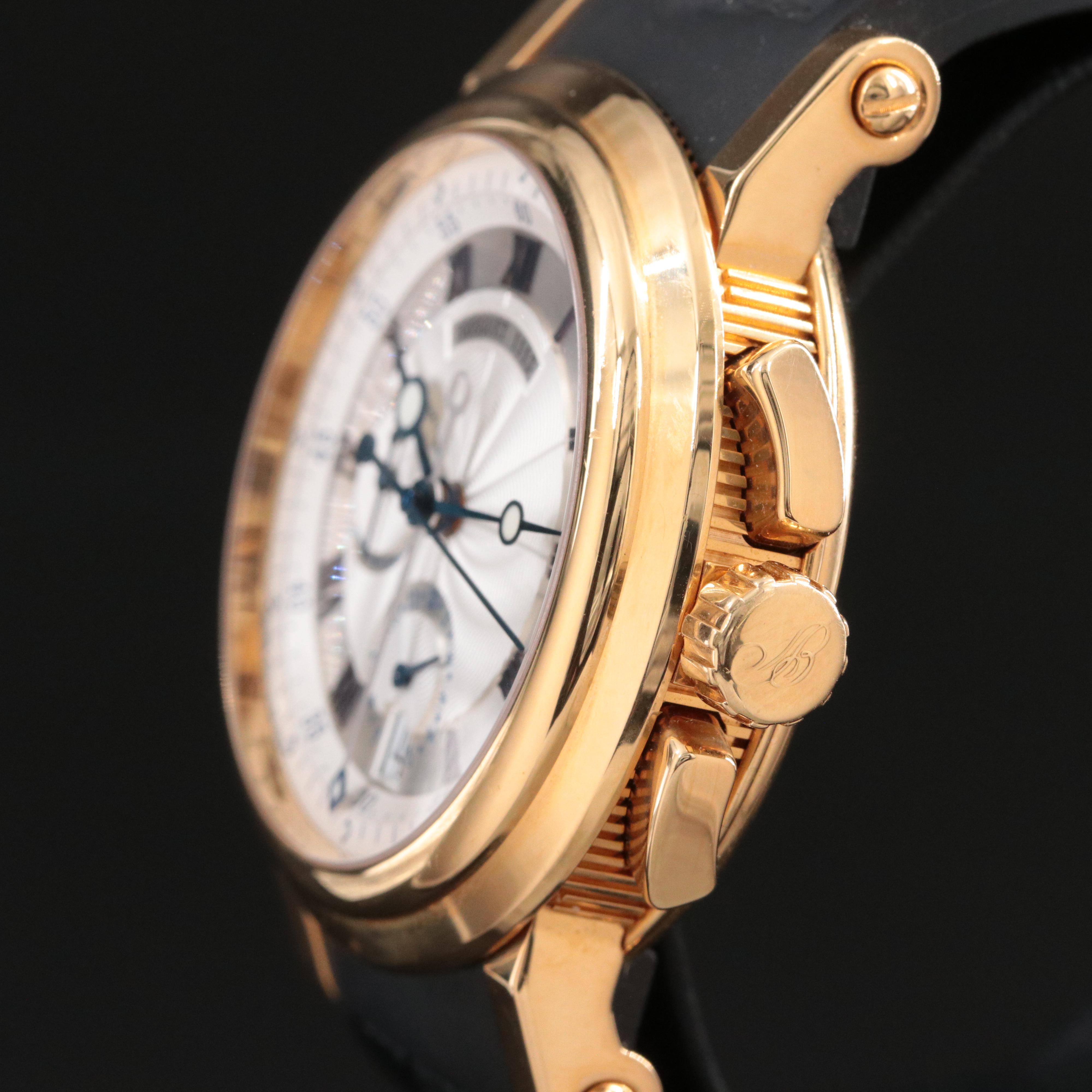 Breguet Marine Chronograph 18K Gold Watch