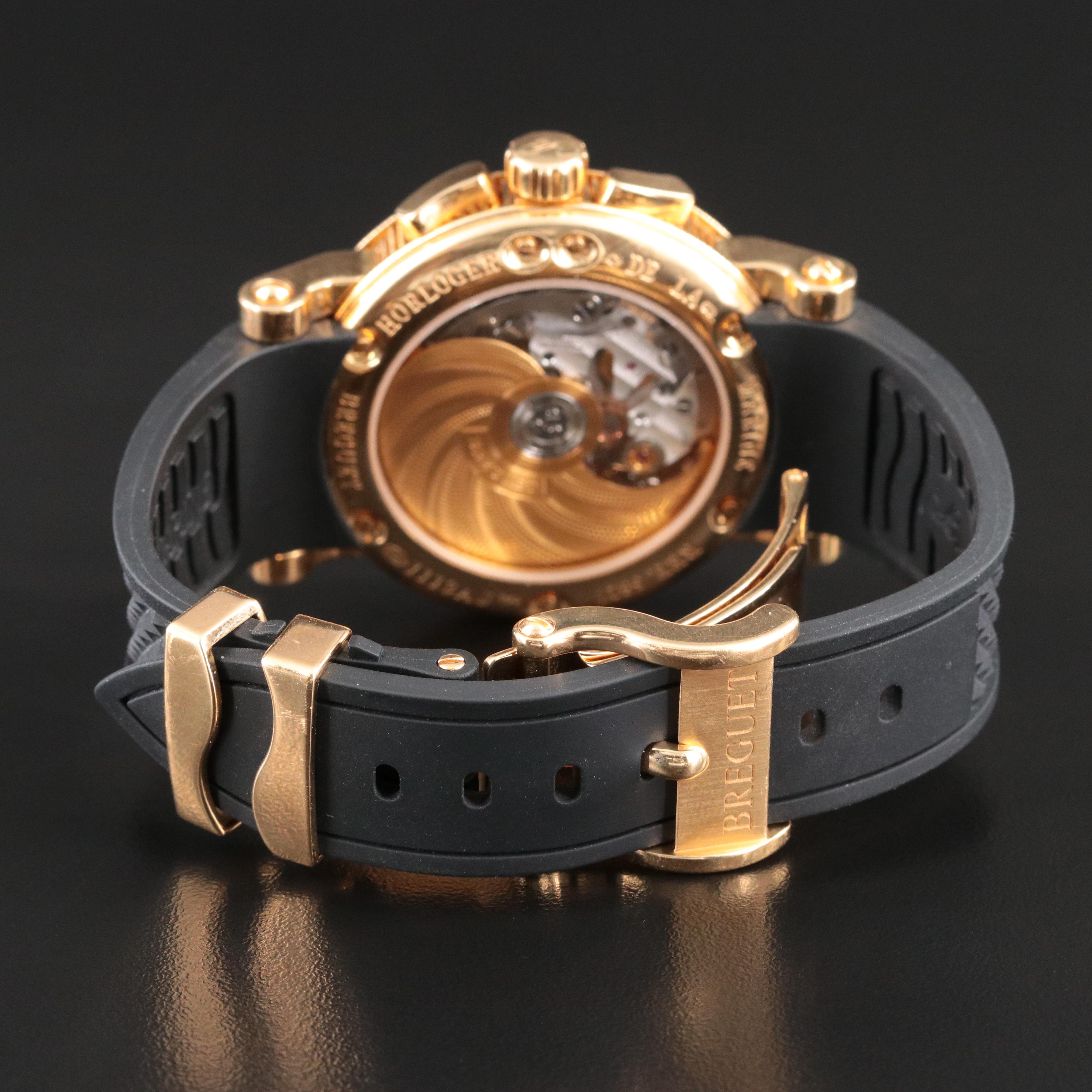 Breguet Marine Chronograph 18K Gold Watch