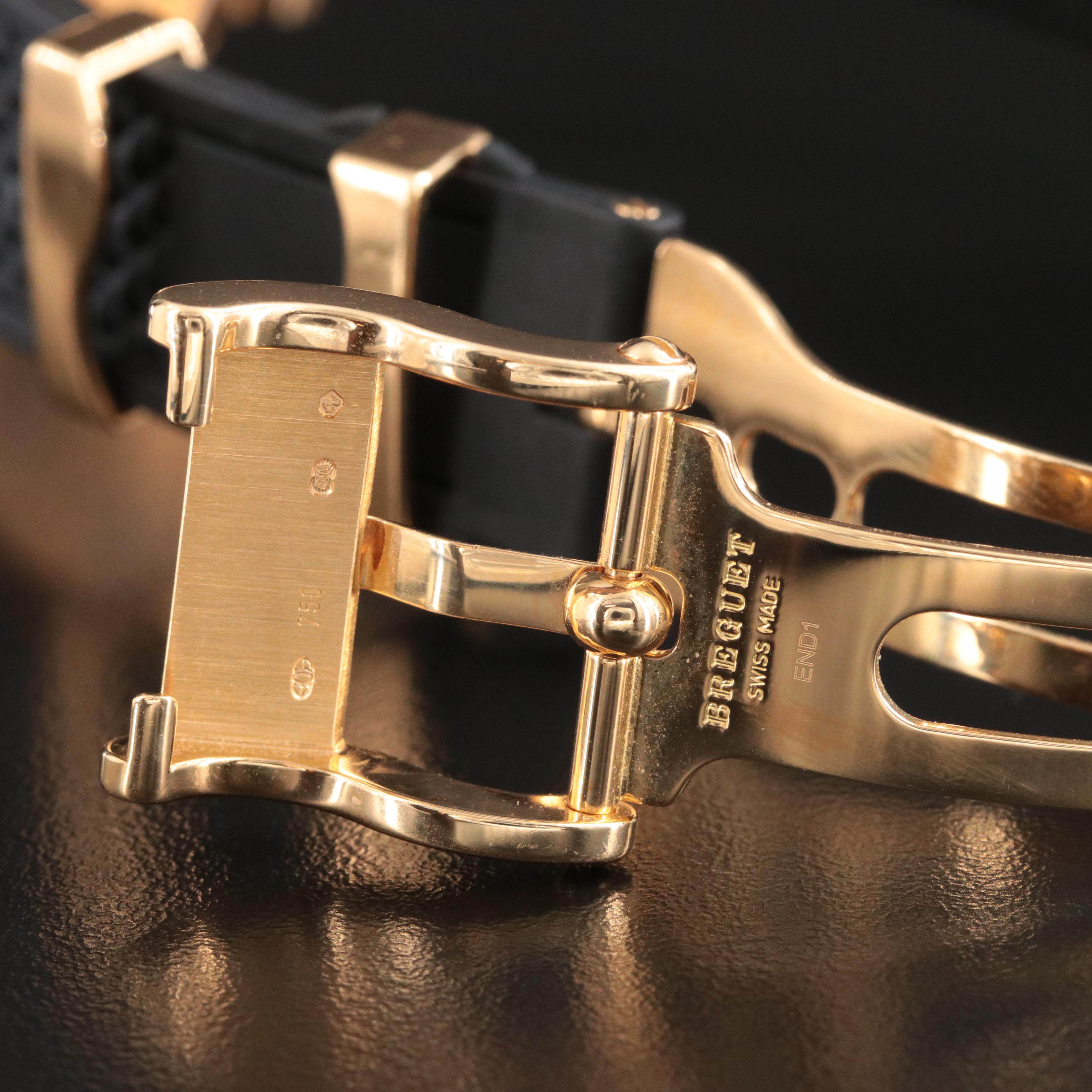 Breguet Marine Chronograph 18K Gold Watch