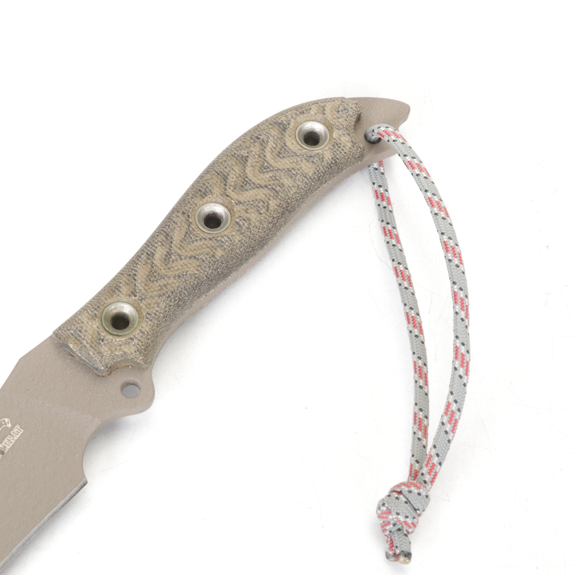 Busse Combat Fixed Blade Knife with Olive Scabbard