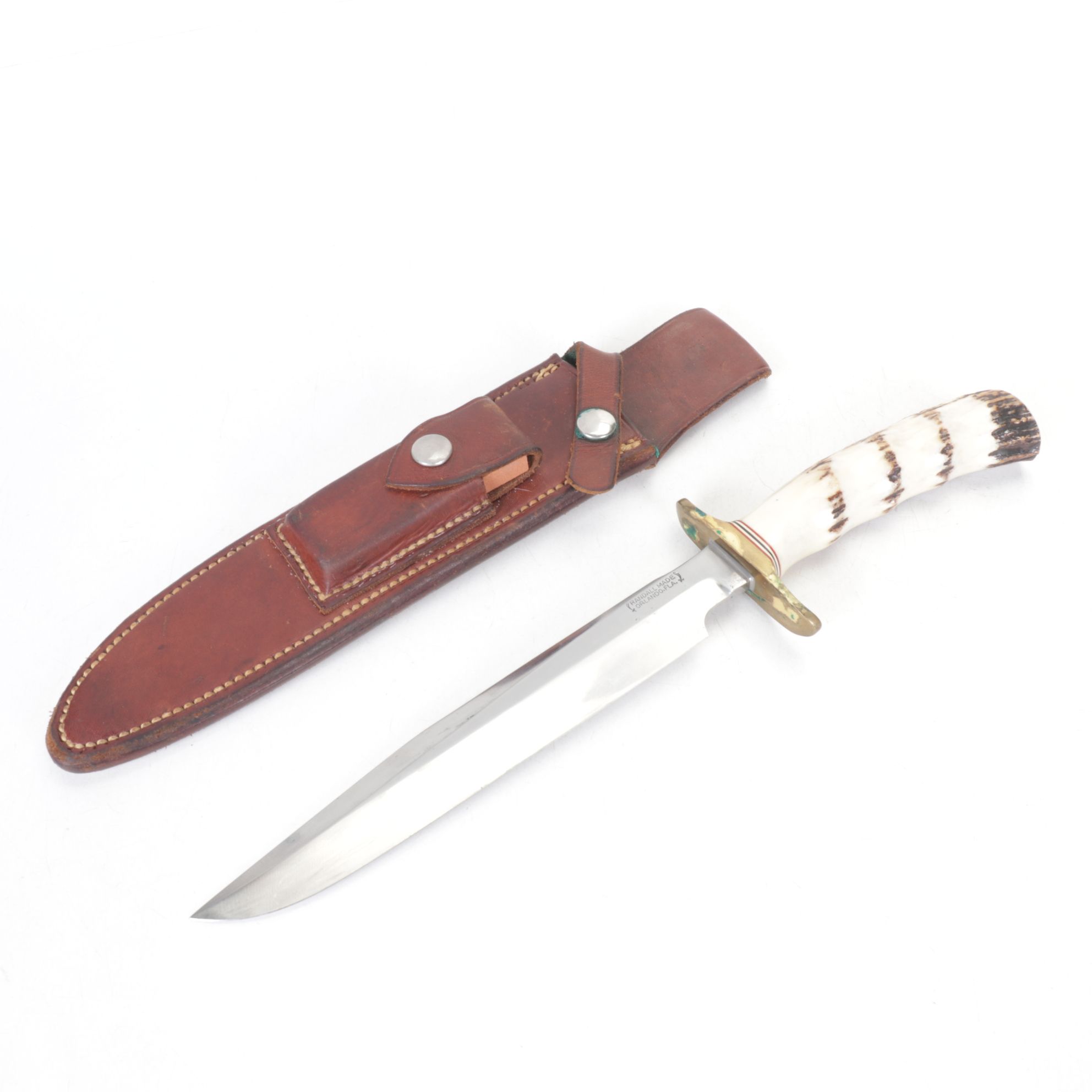 Randall Made Model 18 Antler Handled Knife