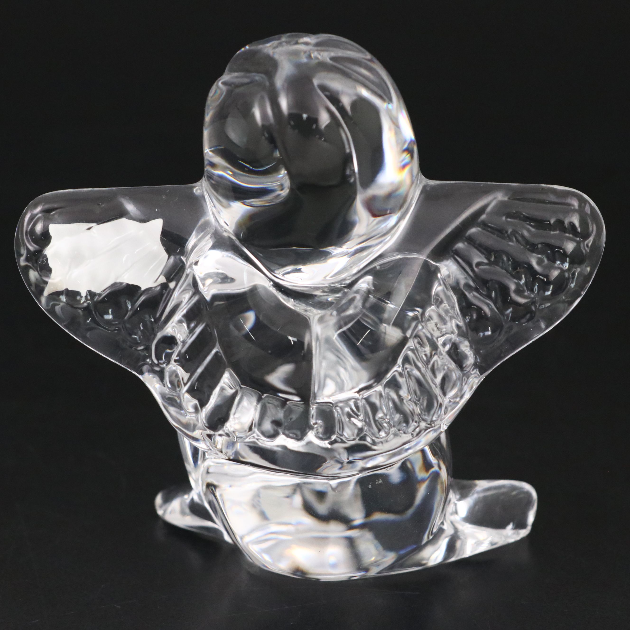 Baccarat "Cherub Angel Blowing a Kiss" Crystal Figurine